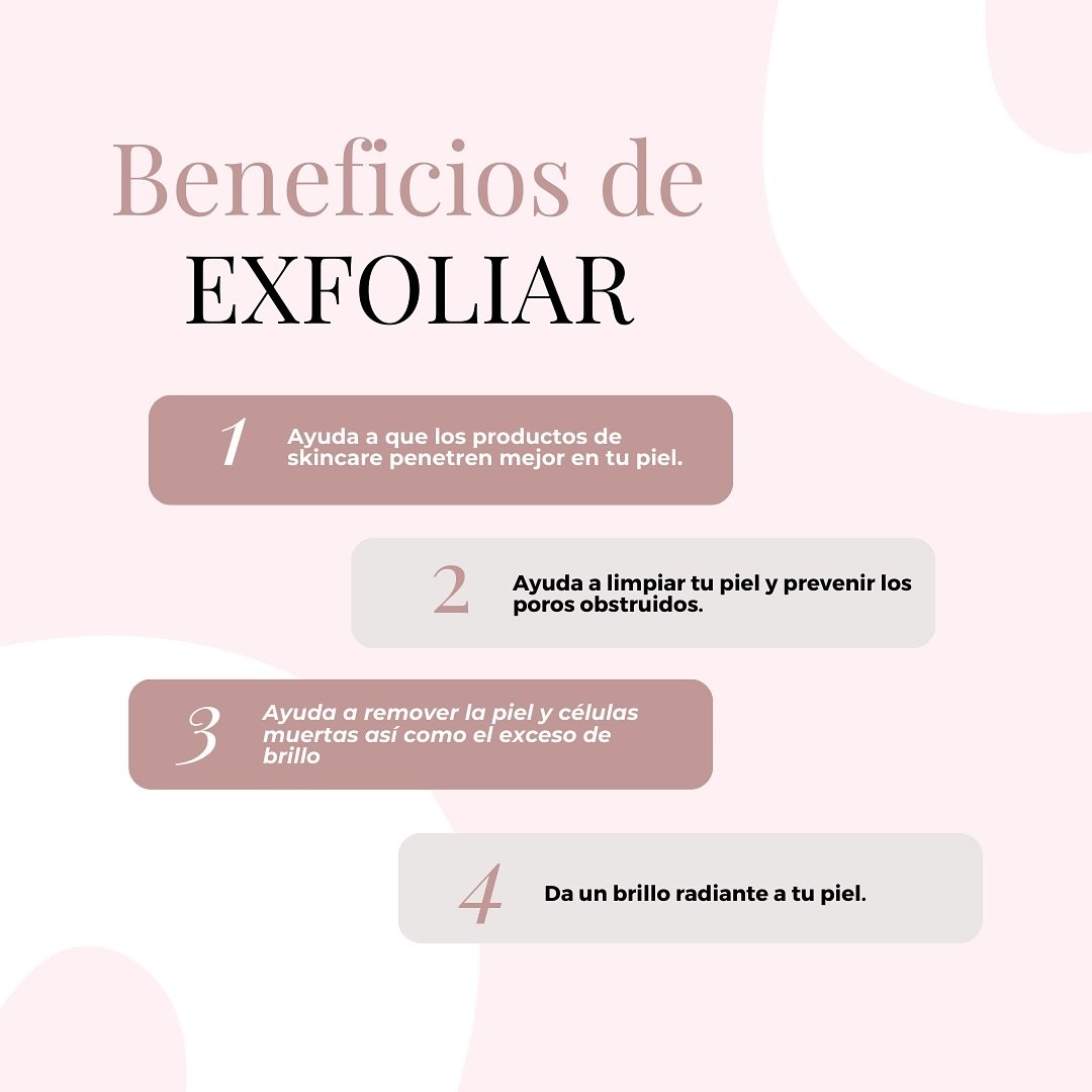 En este post te dejo los beneficios de exfoliar. Recuerda que puedes agendar tu cita en nuestra p&aacute;gina web #spa #pollysplace #exfoliar #cdmx