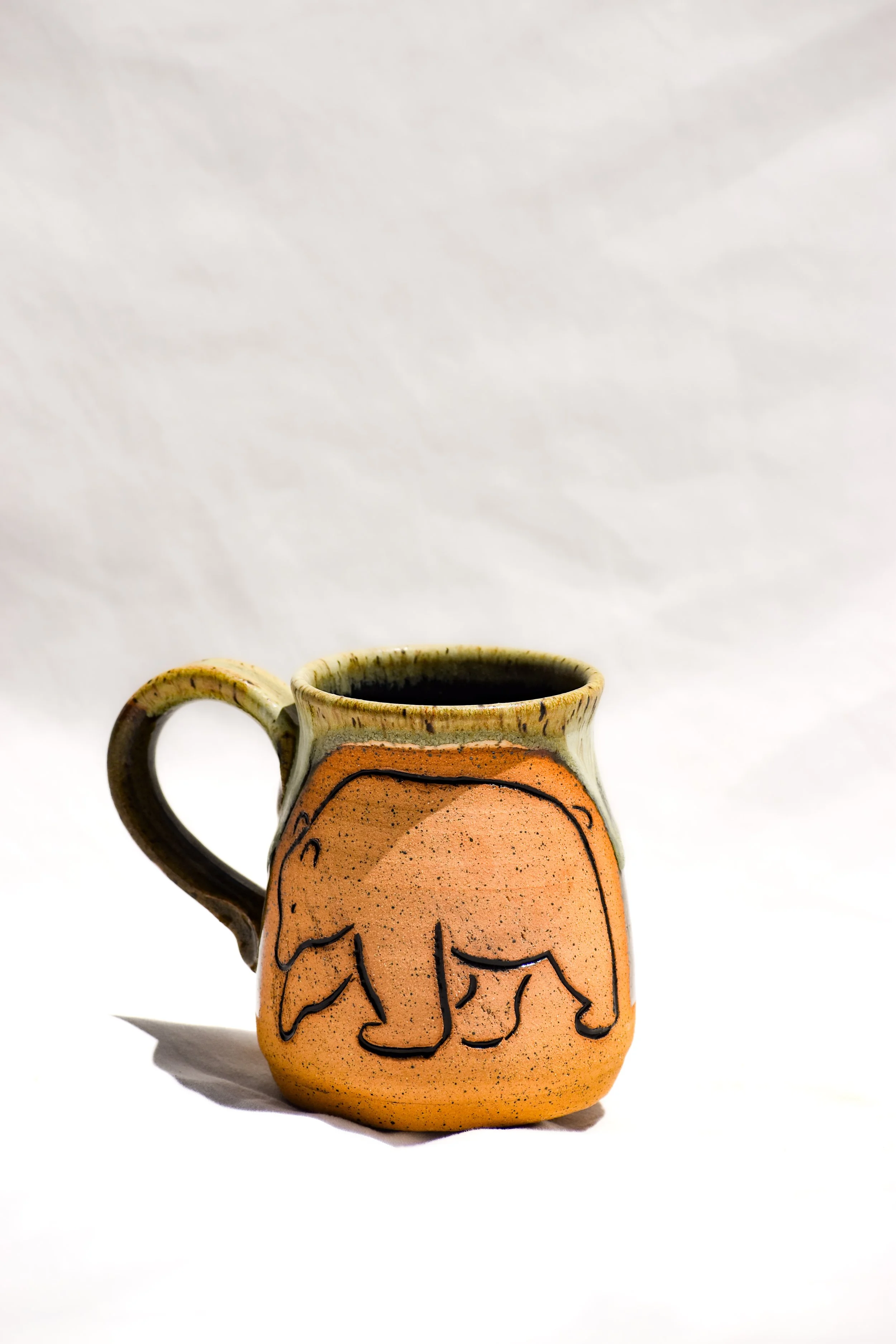 Hand Carved Mug