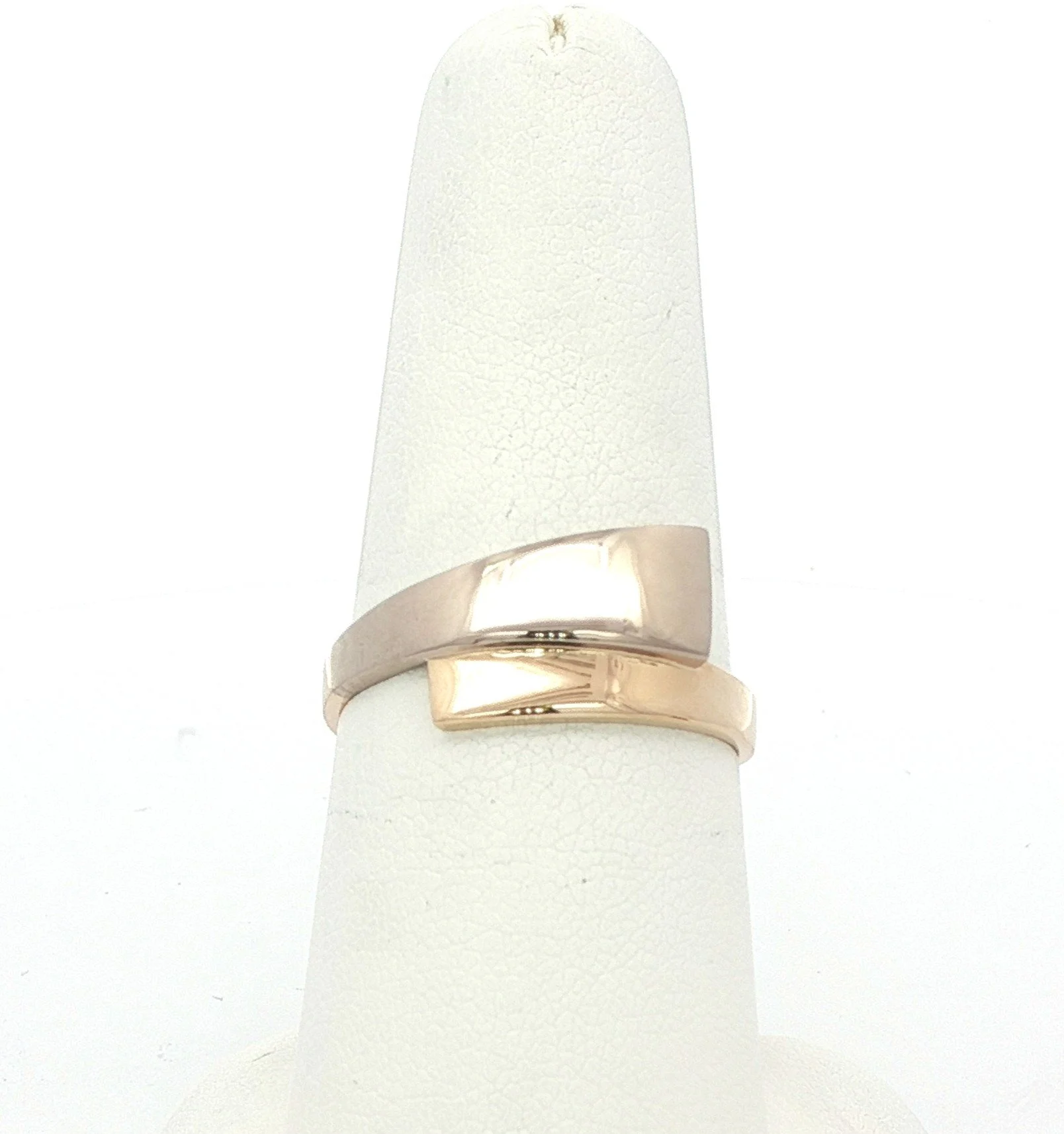 14k Two Tone Gold Bypass Ring