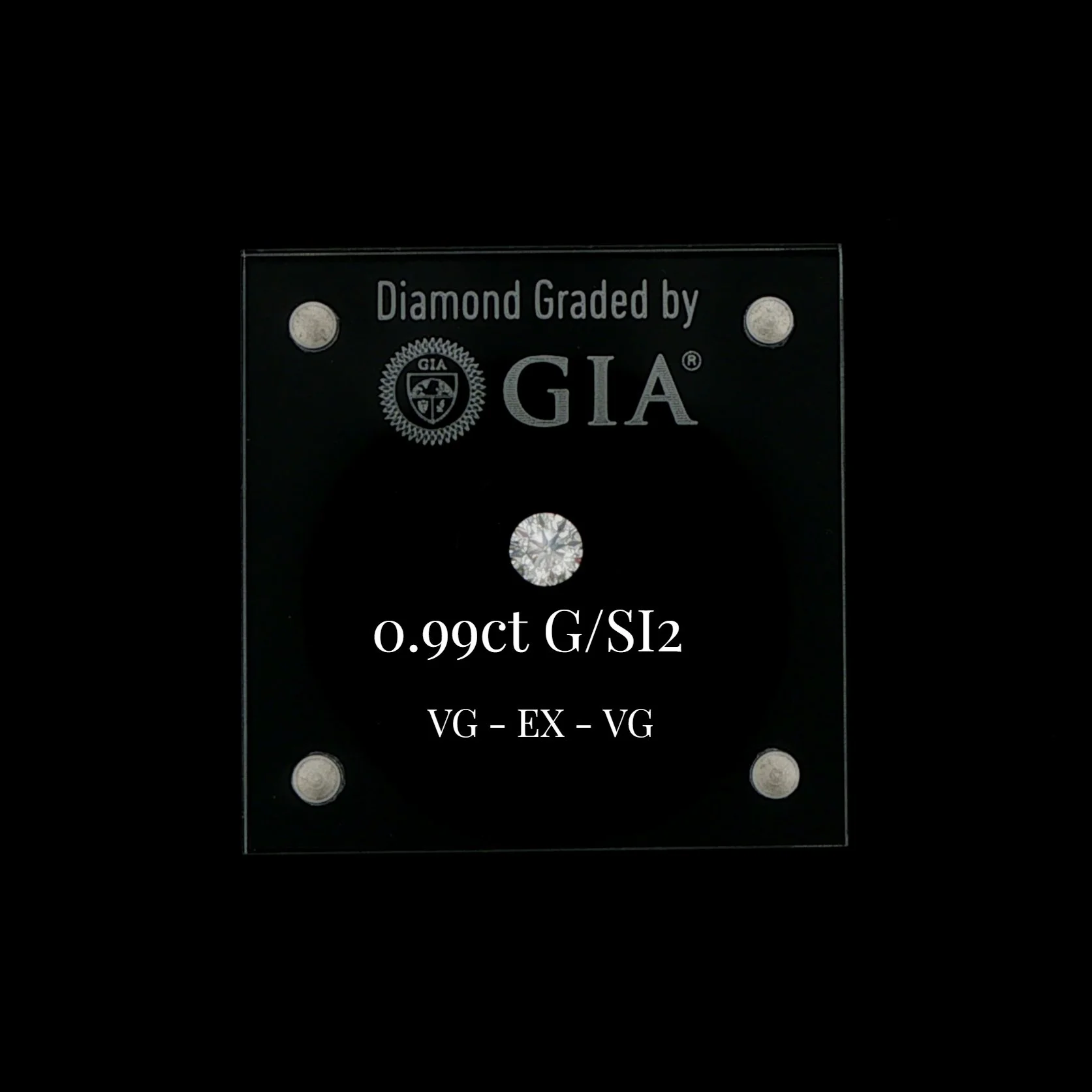 0.99ct Round Brilliant Diamond