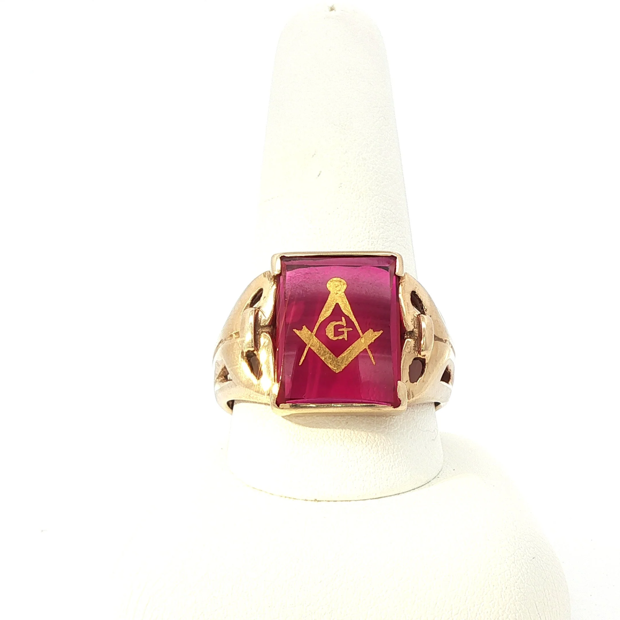 10k Yellow Gold Masonic Ring
