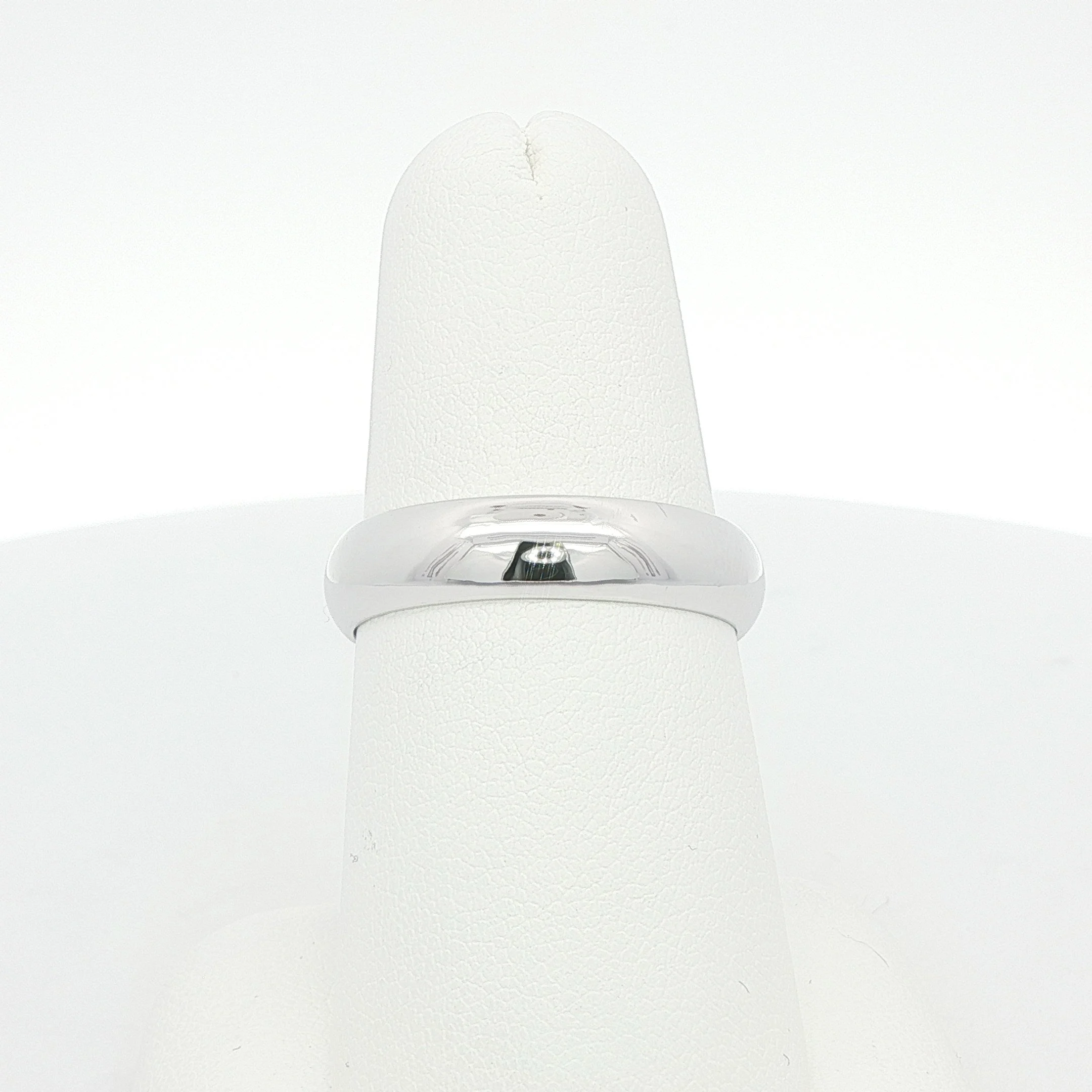 5.5mm White Gold Band