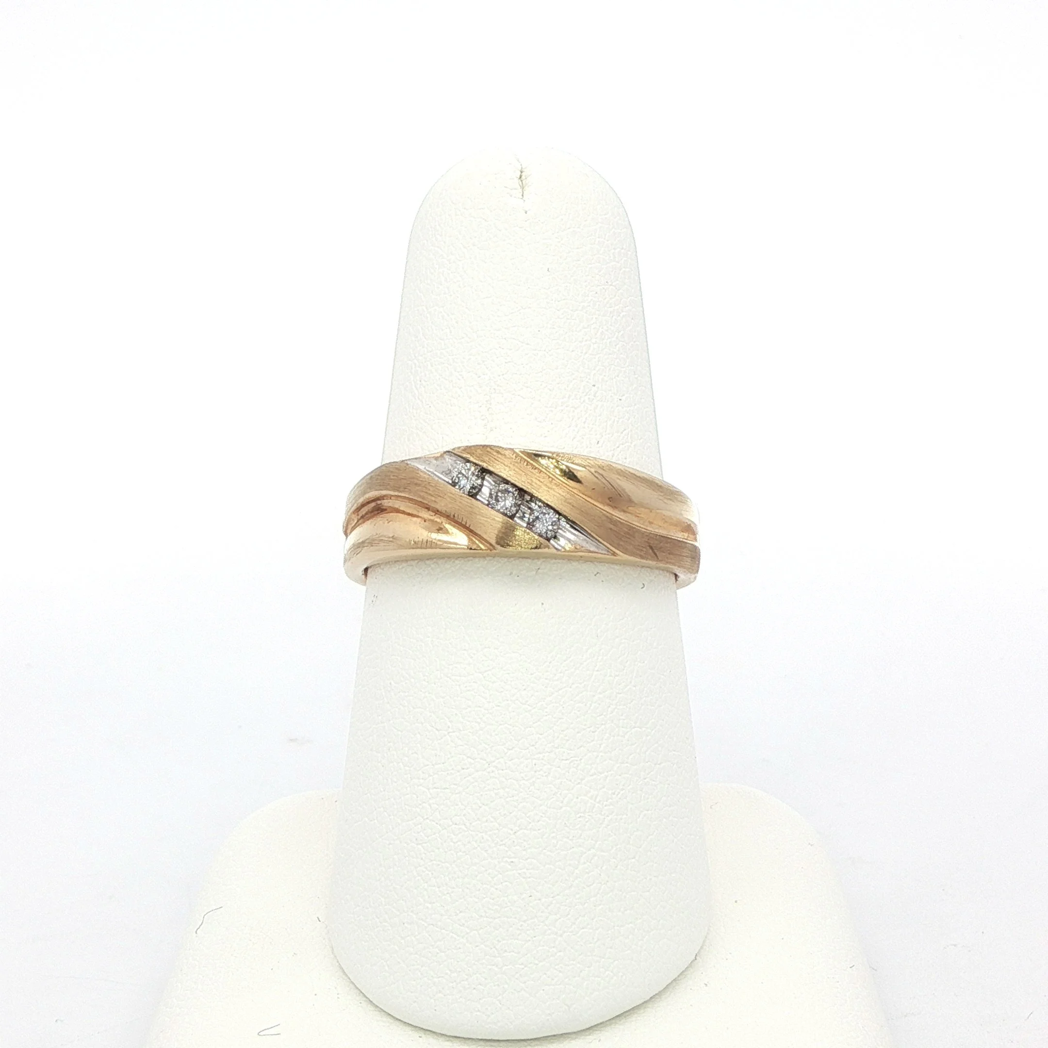 10k Accent Diamond Band