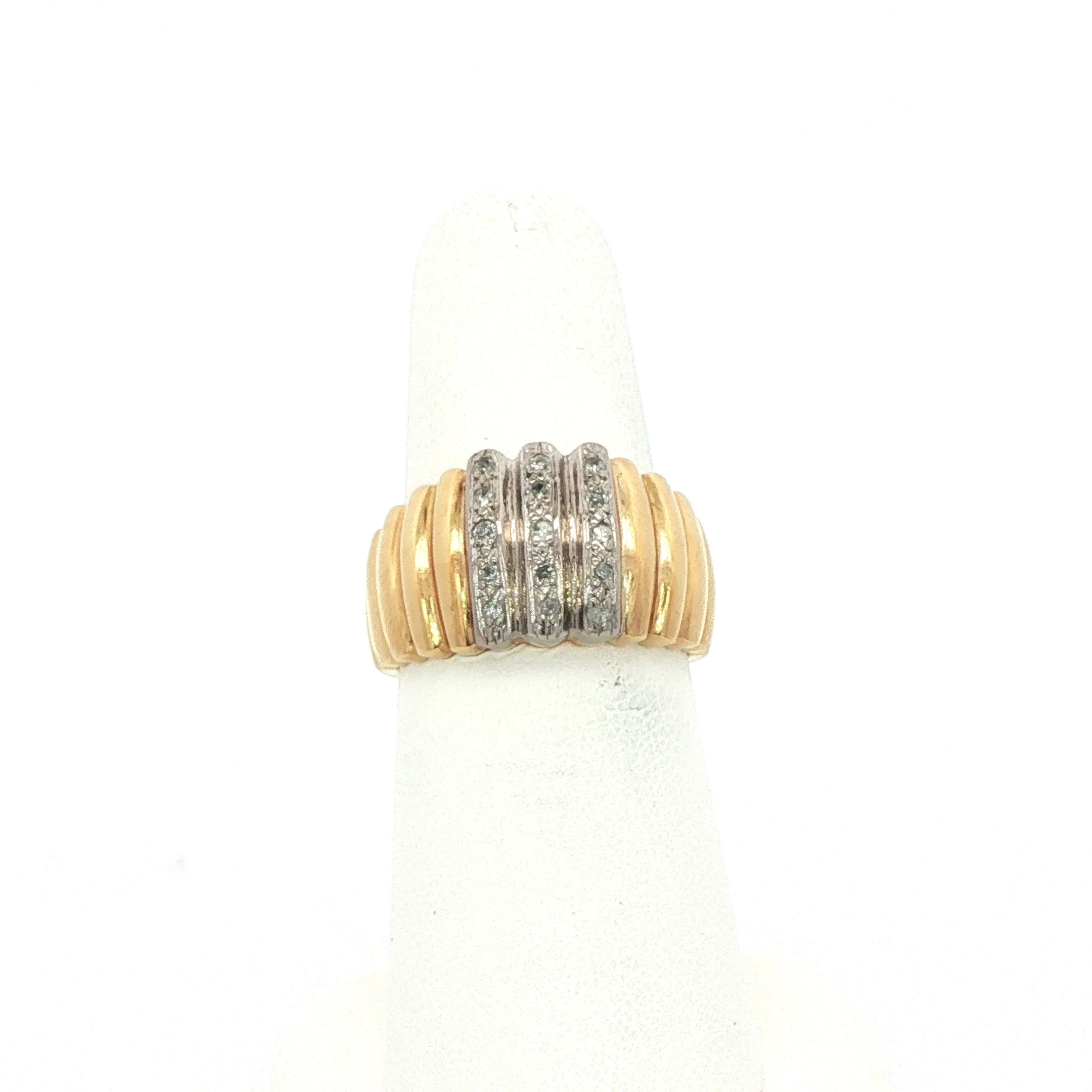 18k Statement Domed Ring