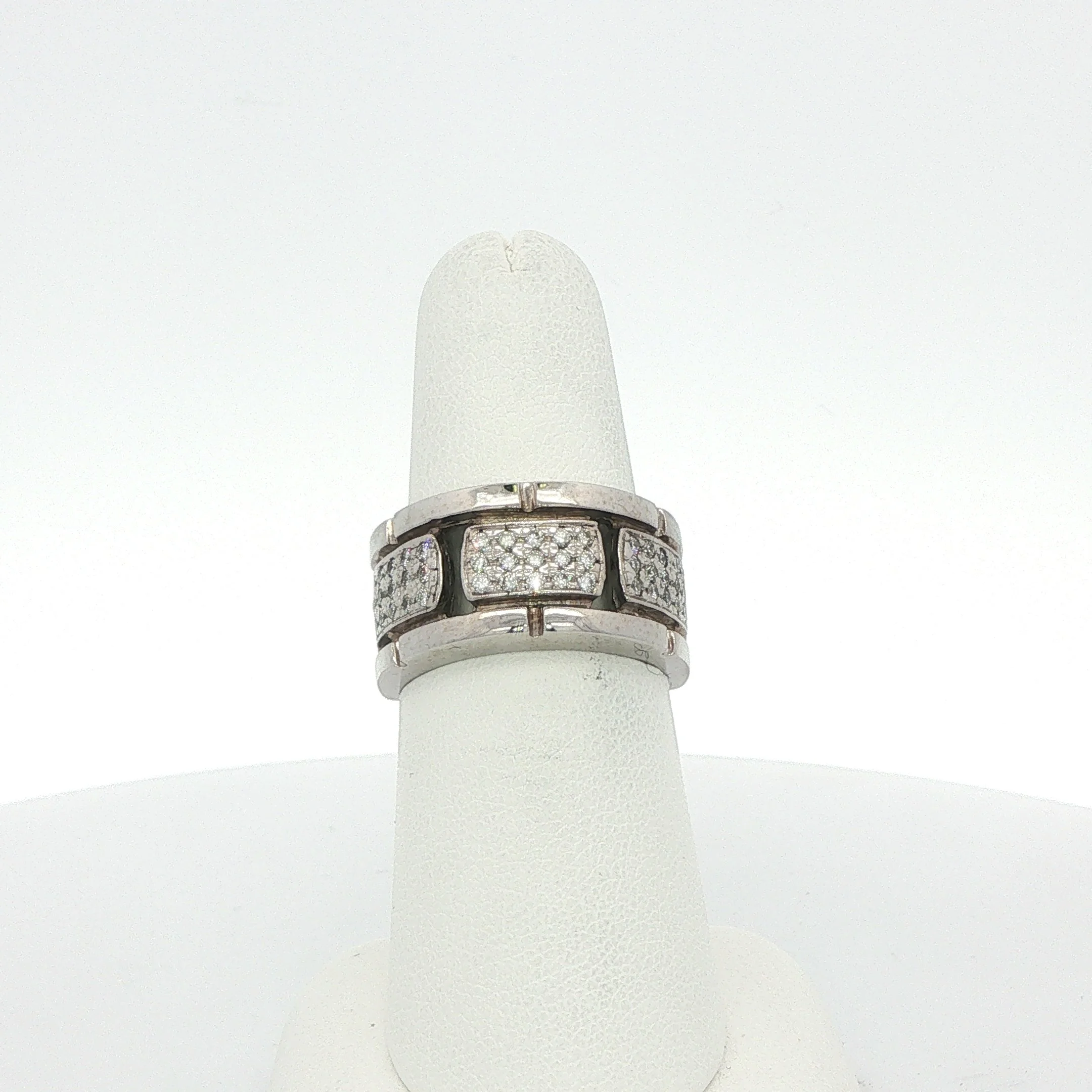 White Gold & Diamond Band