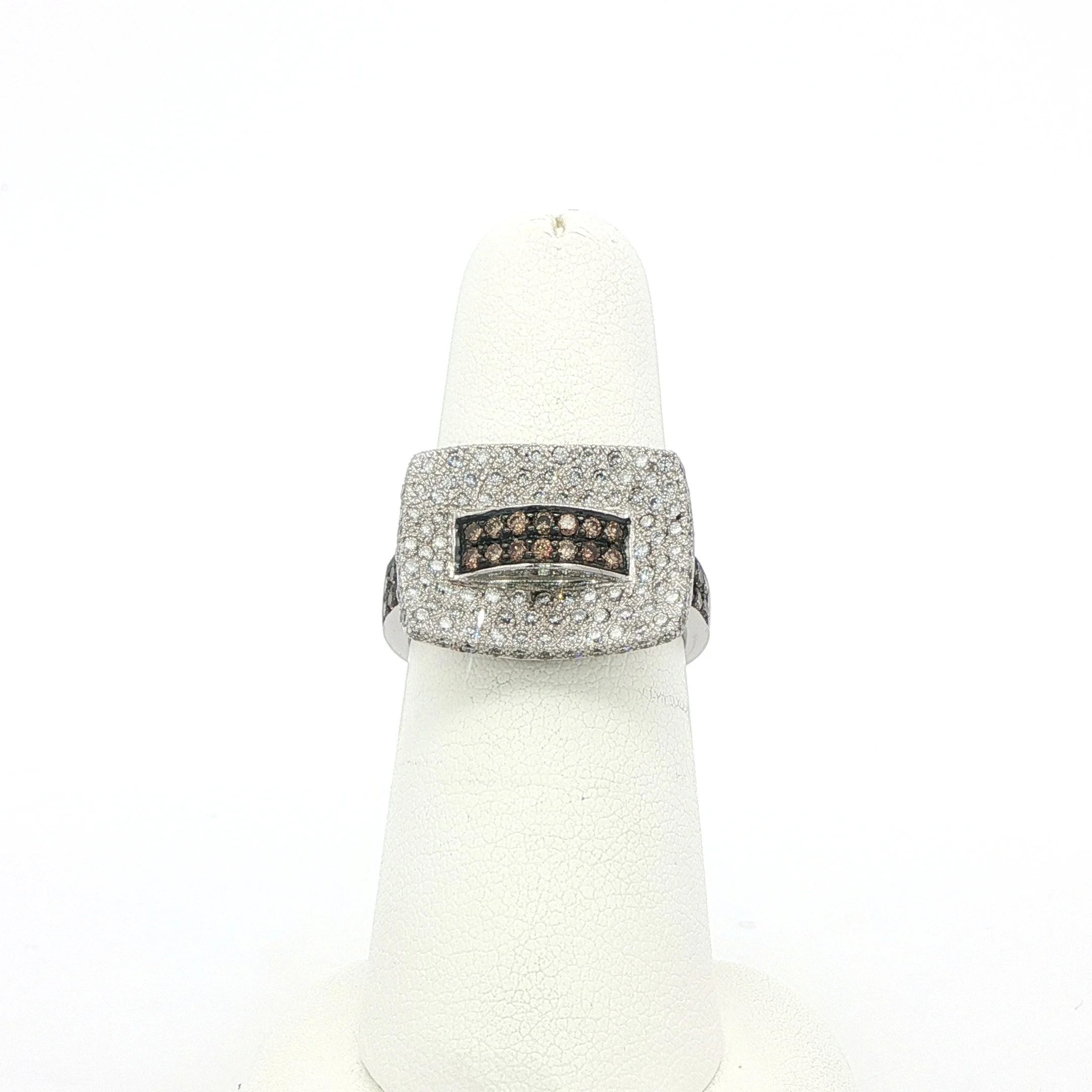 Black & White Diamond Cocktail Ring