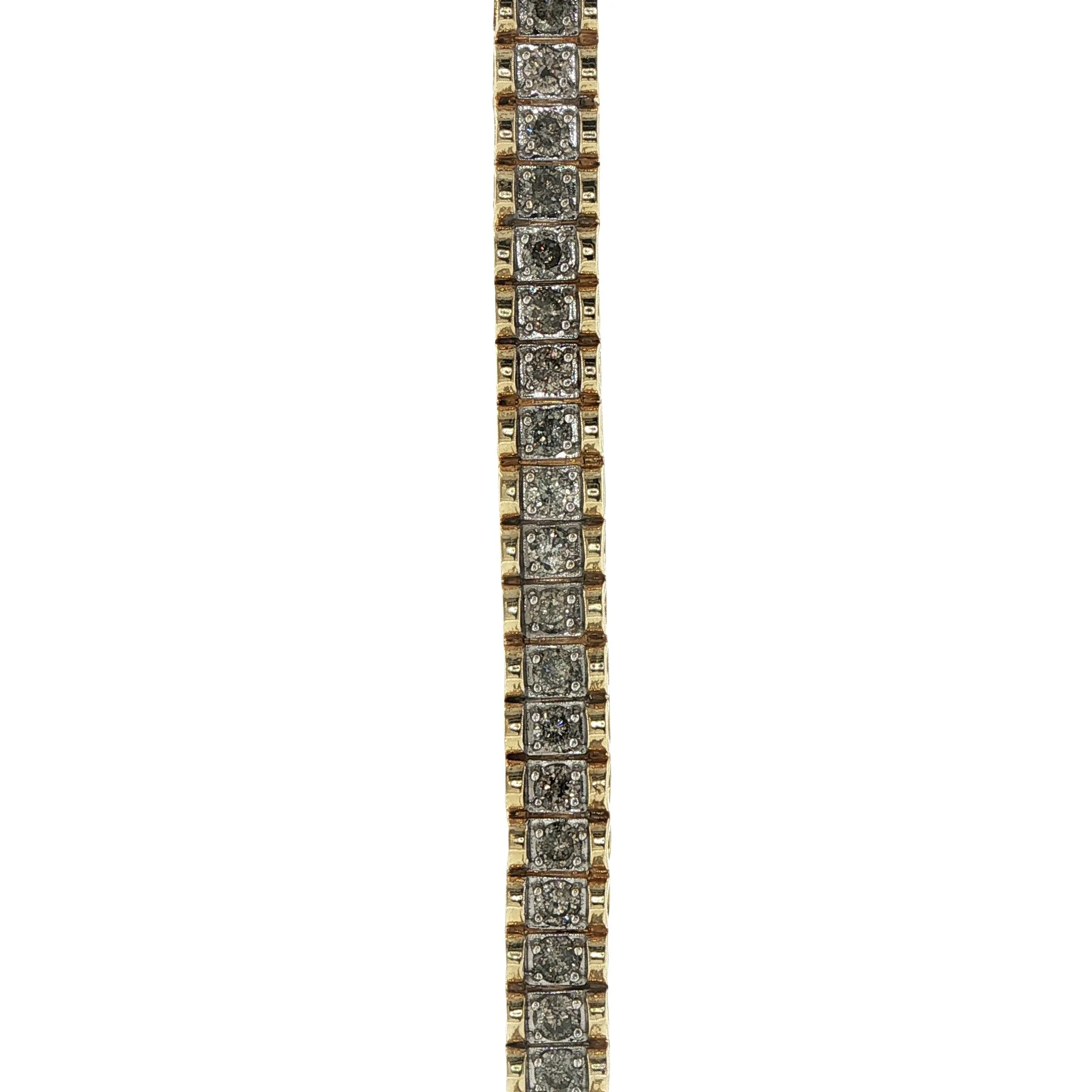 10K Gold & Diamond Bracelet