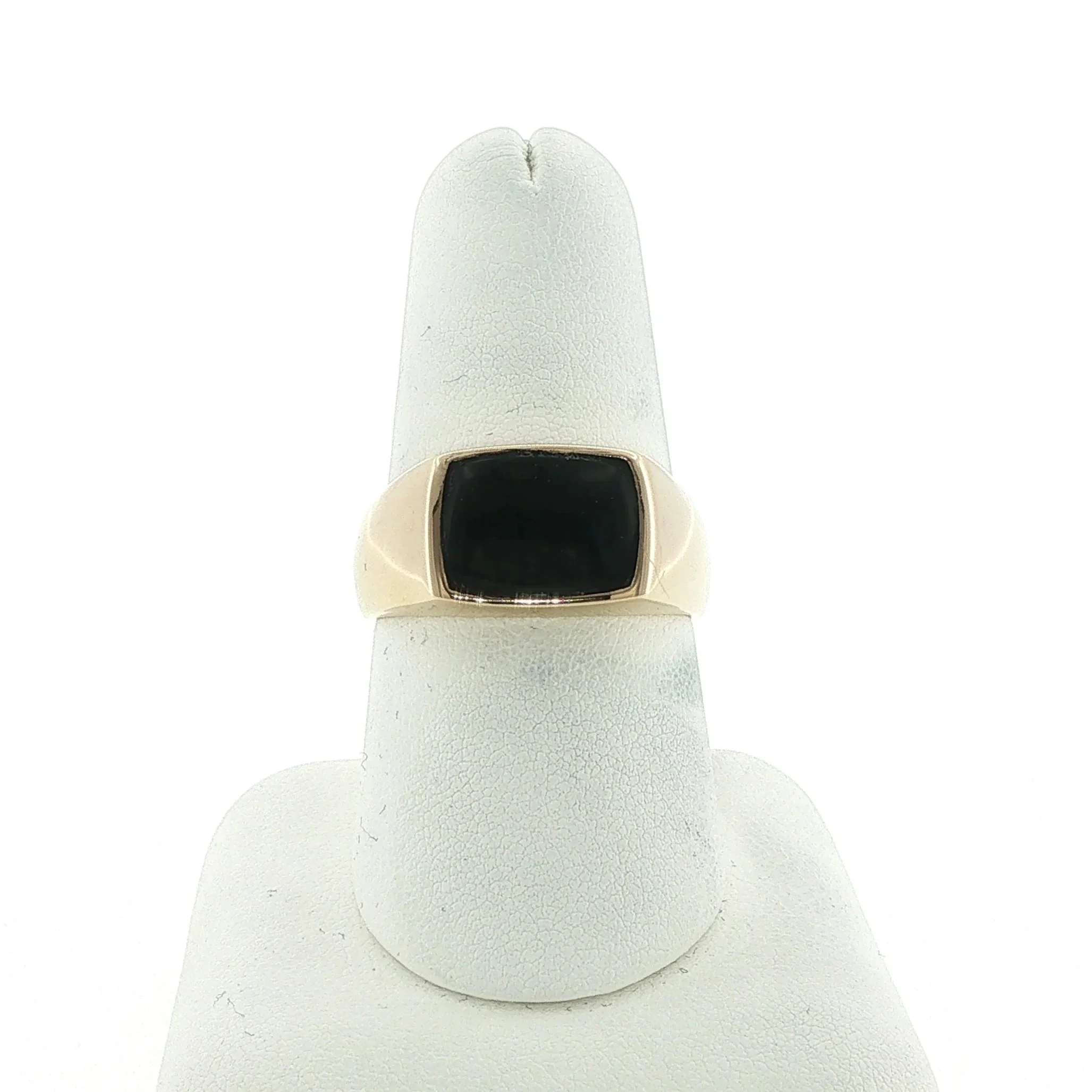 14k Gents Yellow Gold Onyx Ring