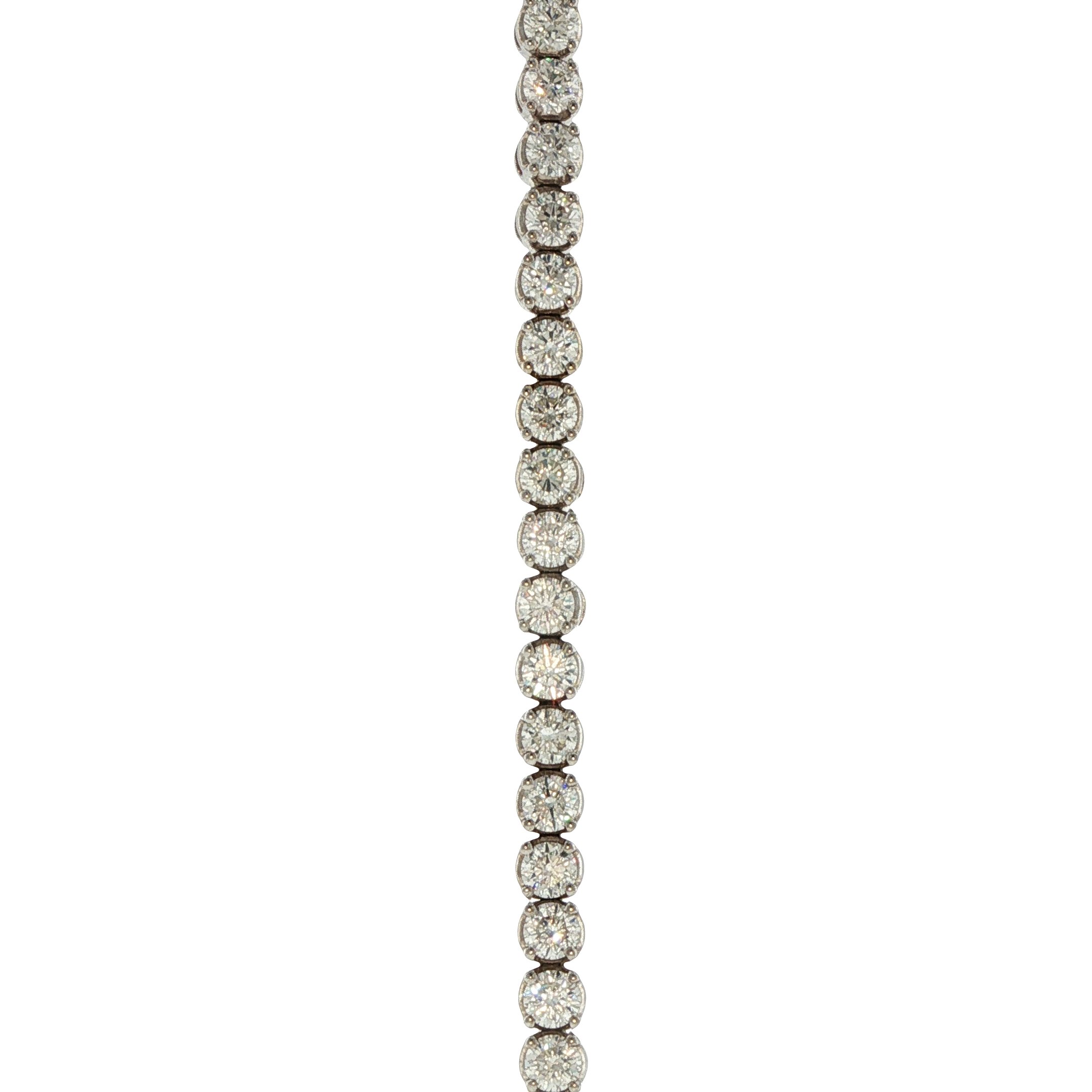 6.14 CTTW Natural Diamond Tennis Bracelet