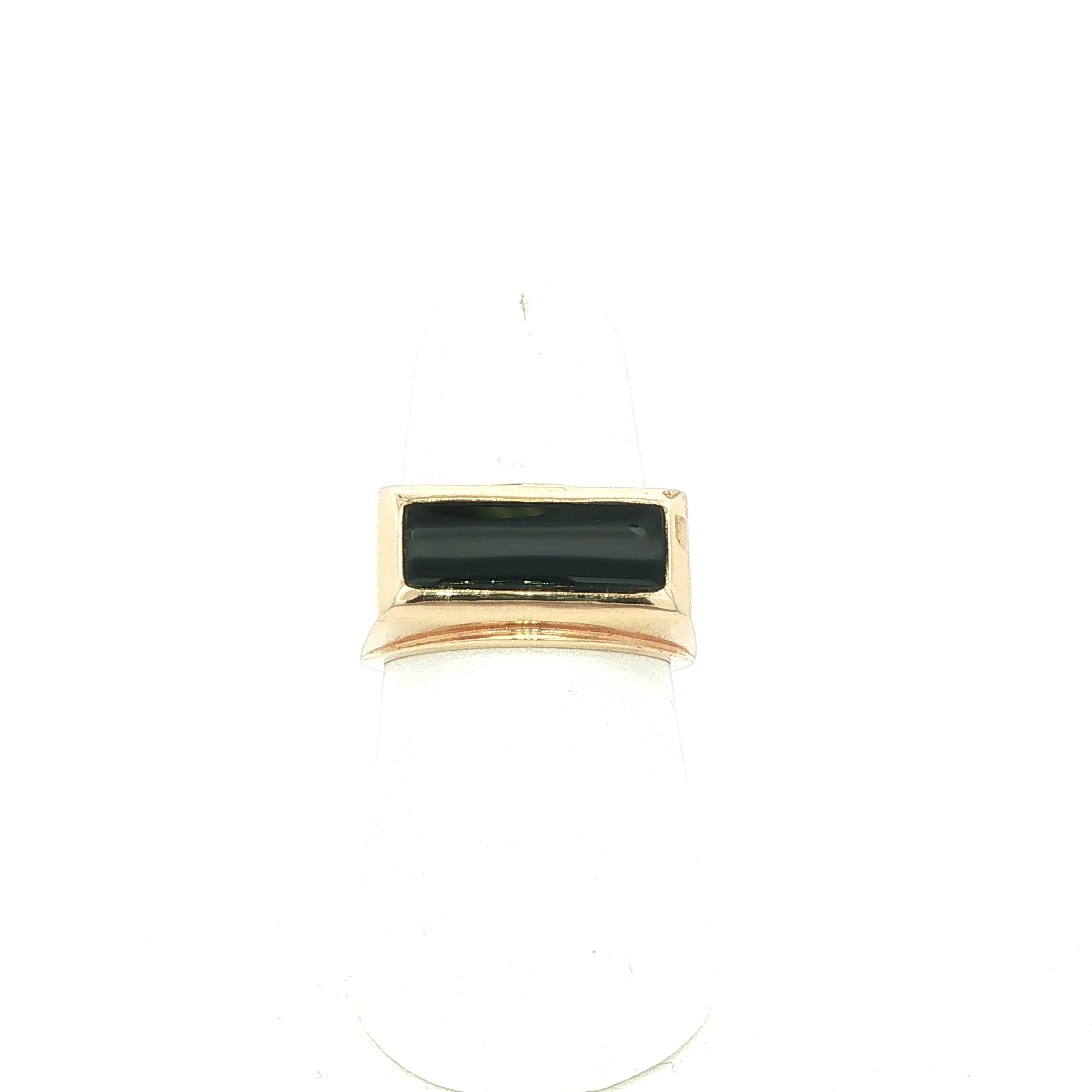 Rectangular Black Onyx Ring