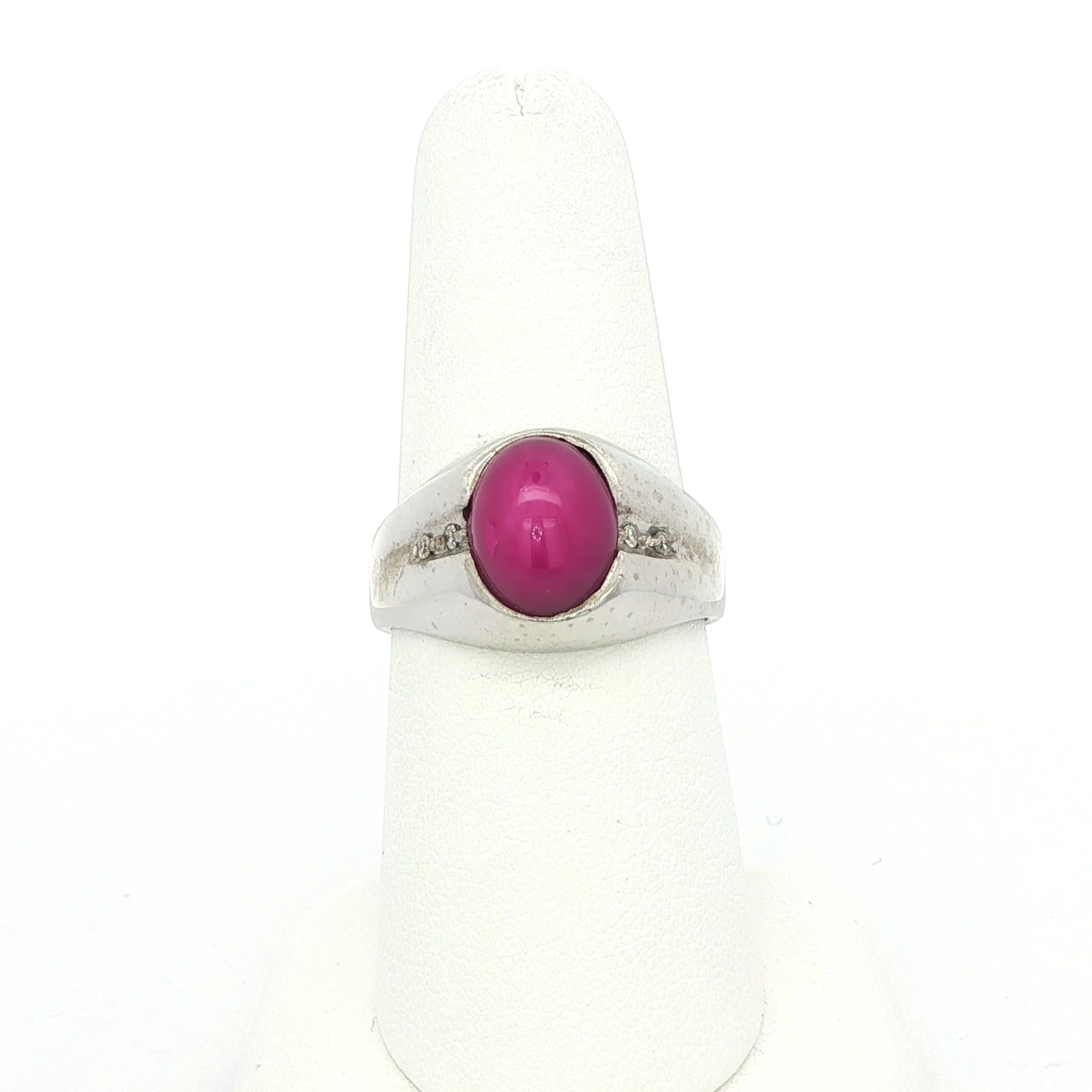 Star Ruby Diamond Ring
