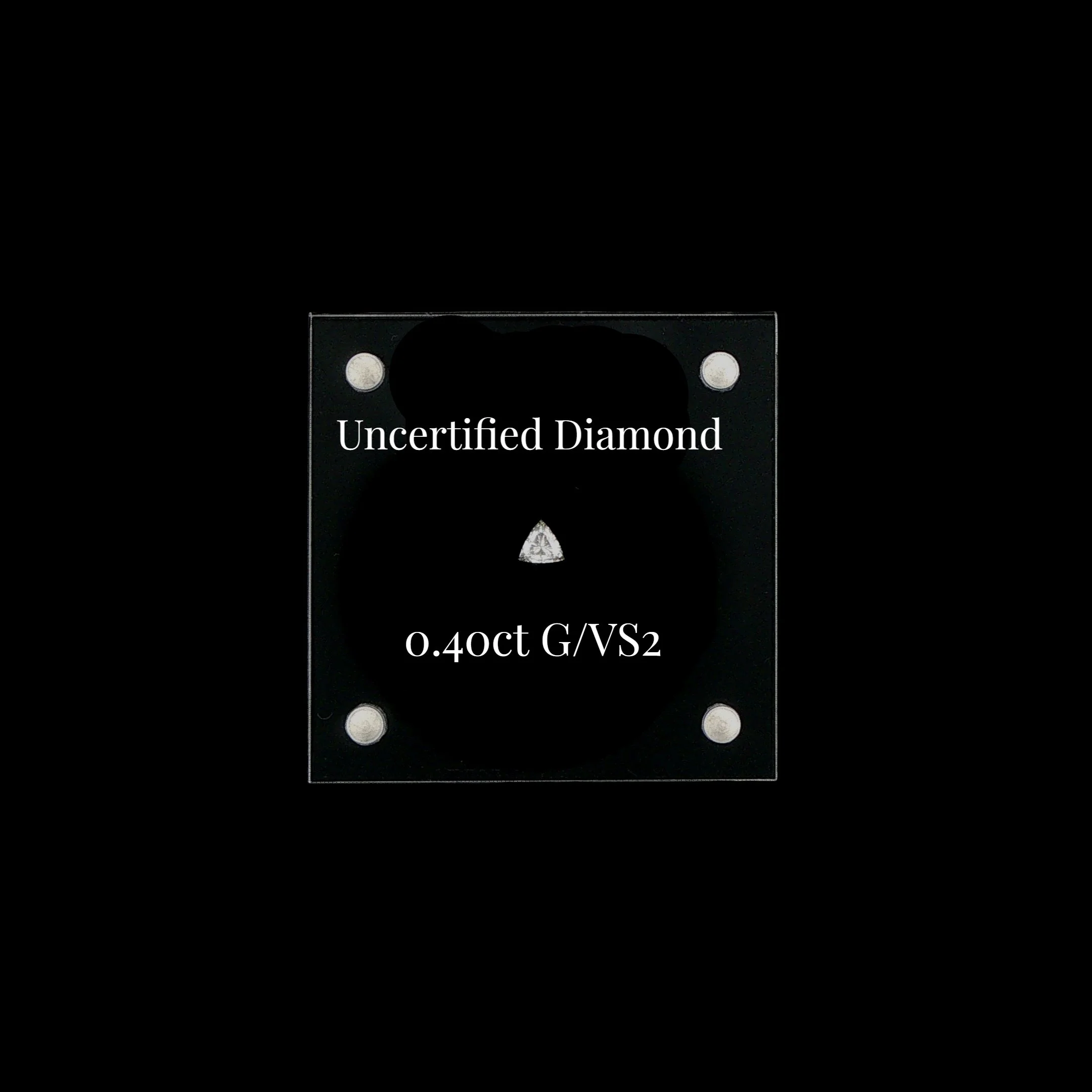 0.40ct Uncertified Trillion Cut Diamond
