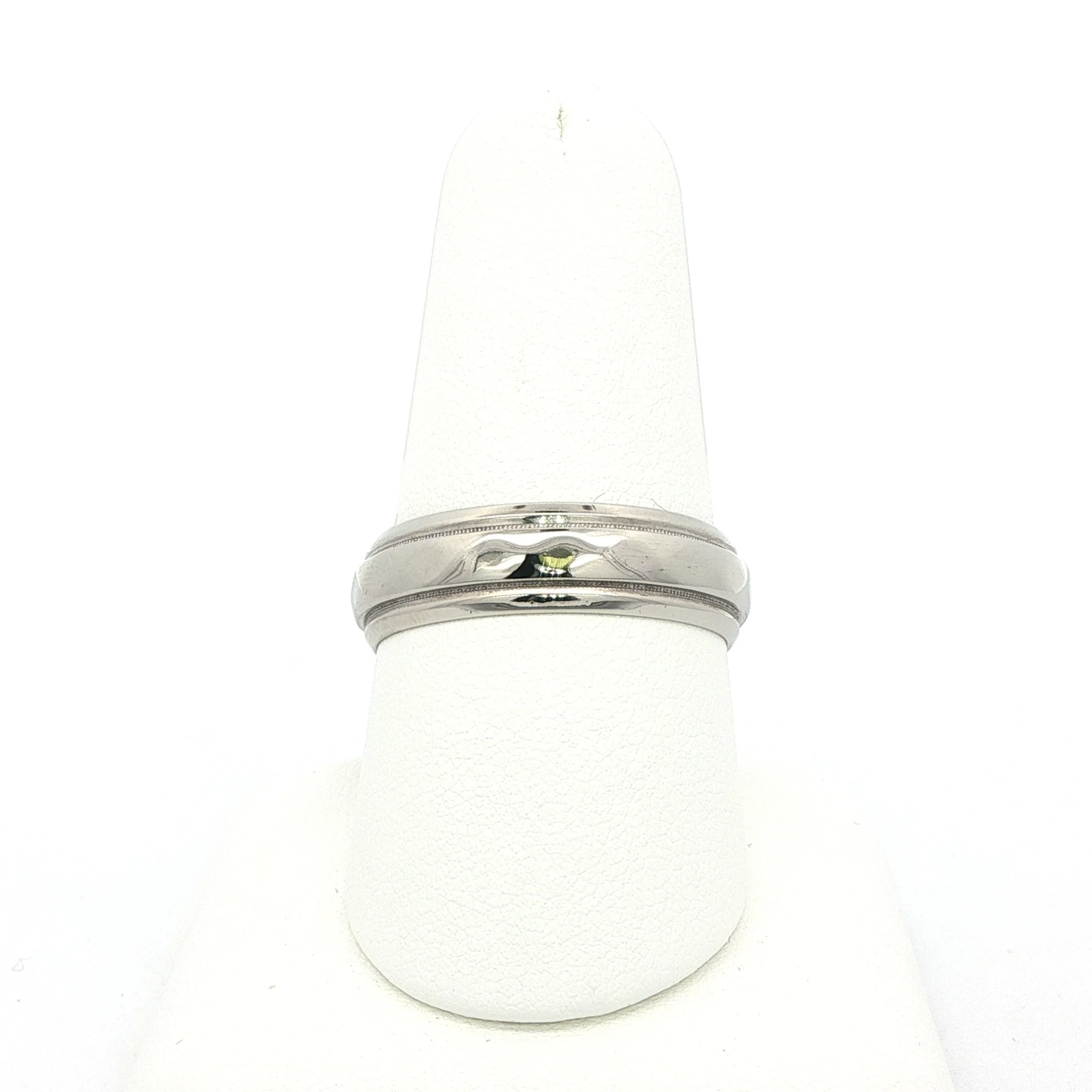 7mm 14k White Band