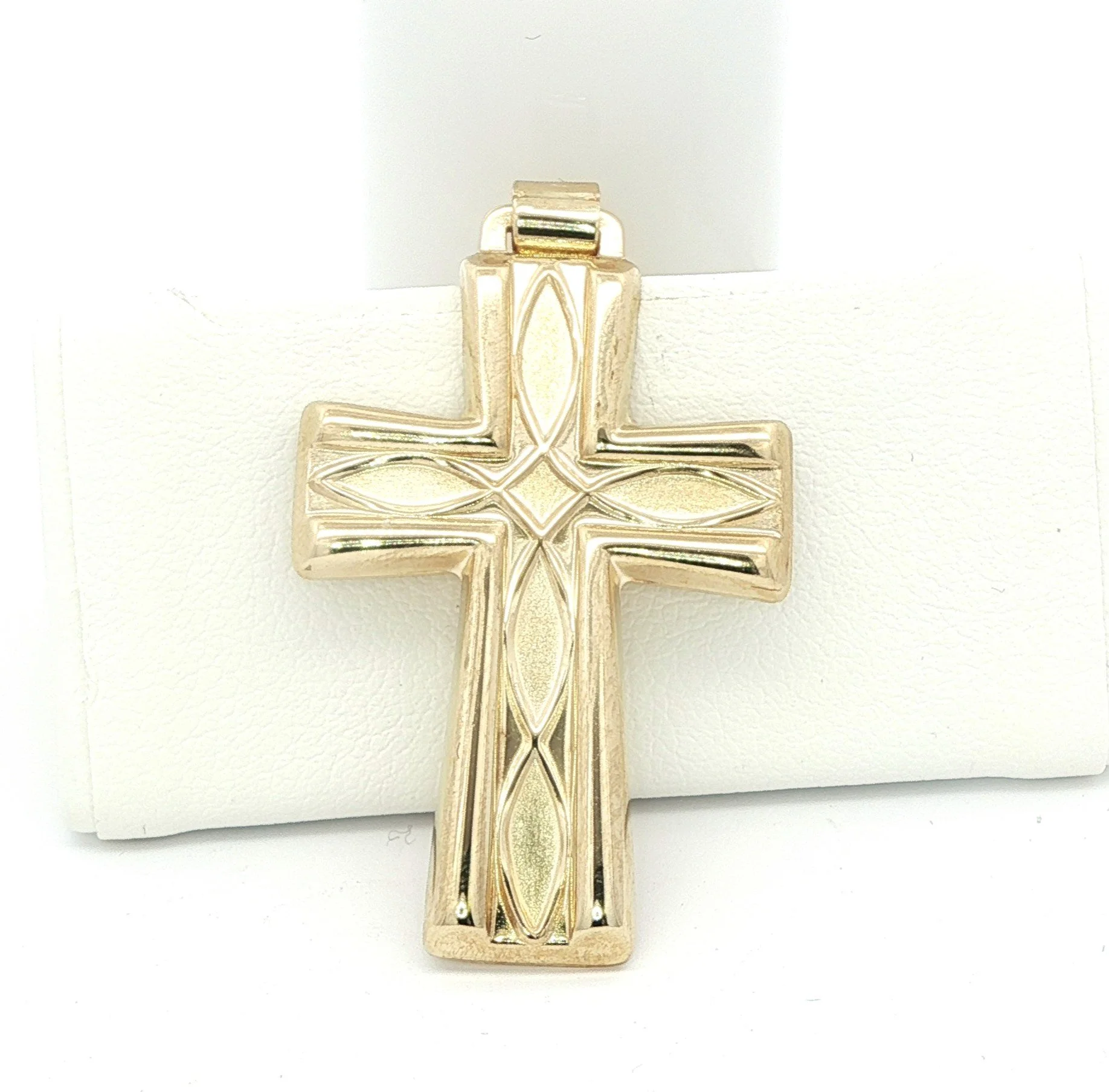 14k Yellow Gold Cross