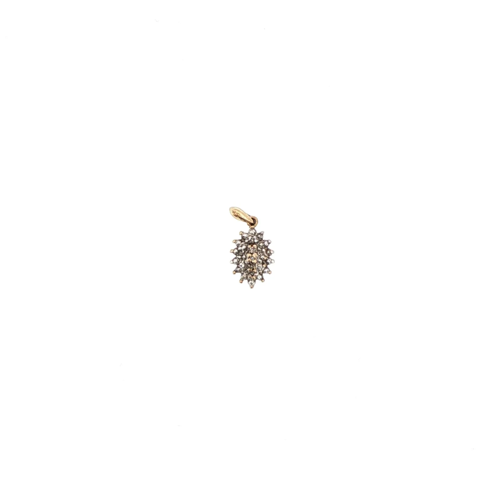 10K Yellow Gold Diamond Custom Pendant