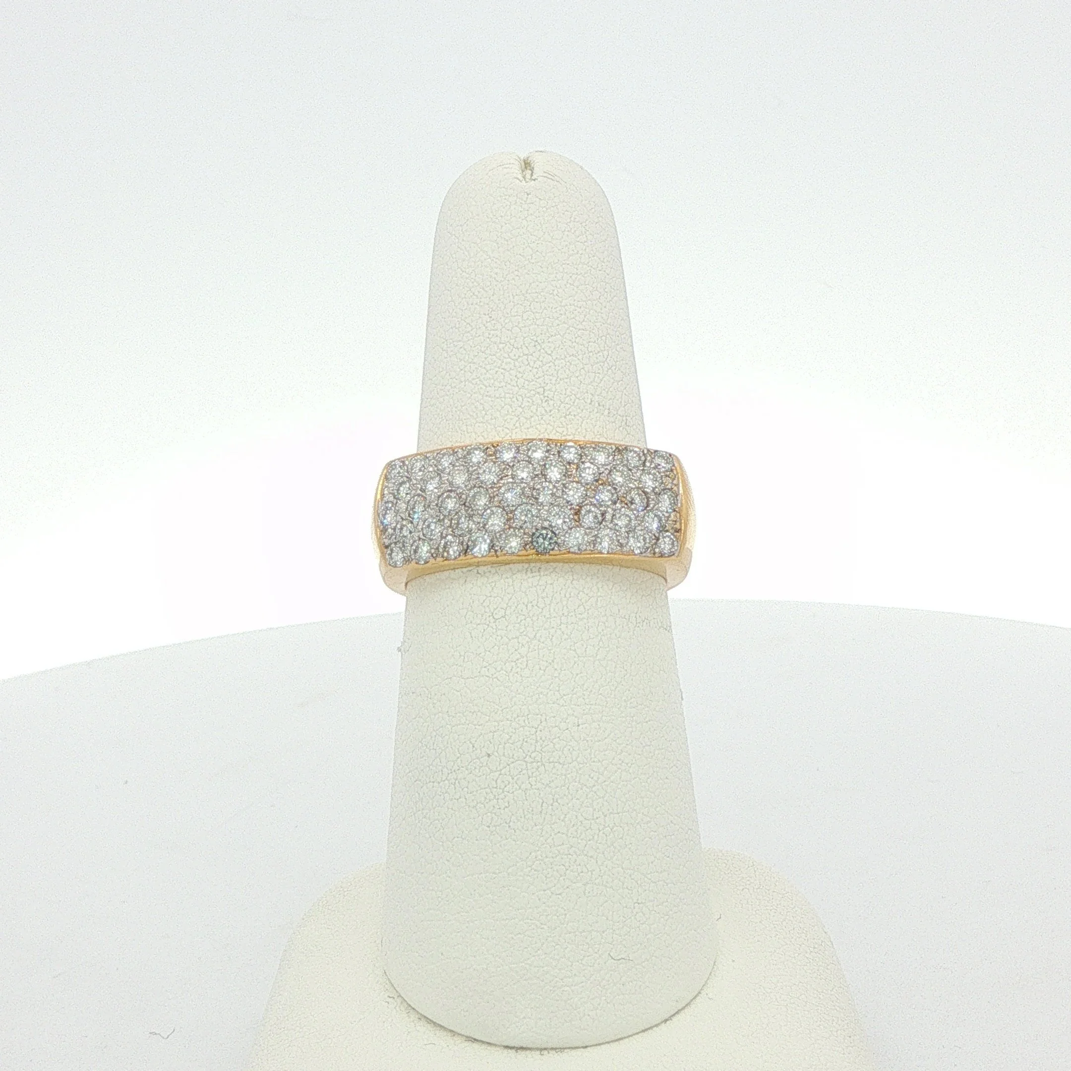18k Pave Diamond Band