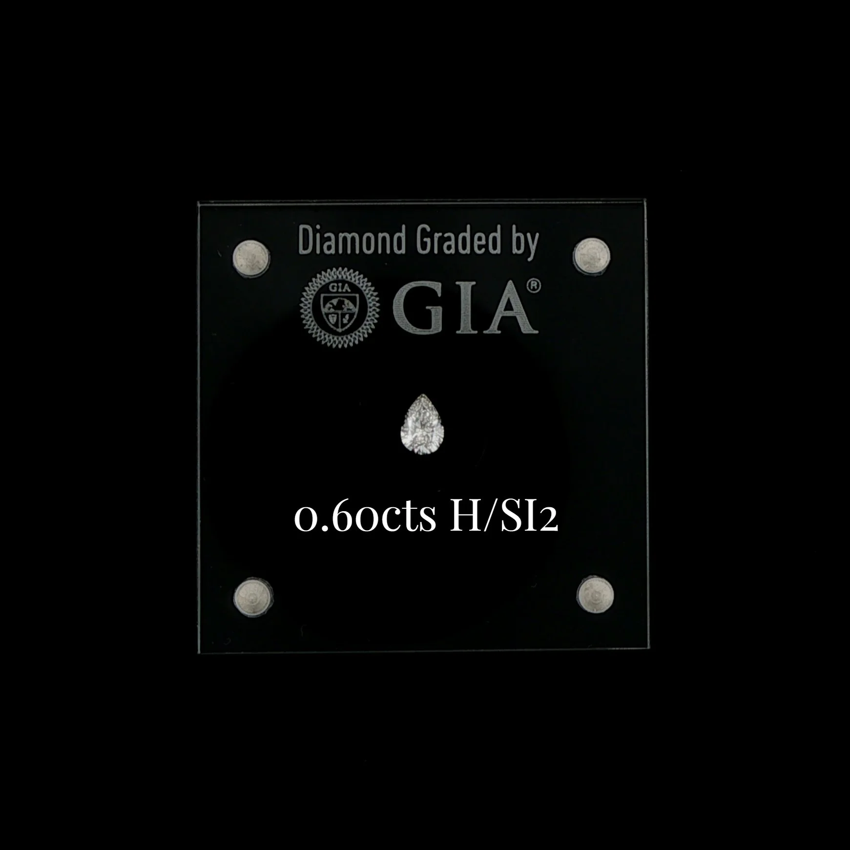 0.60ct Pear Shape Diamond