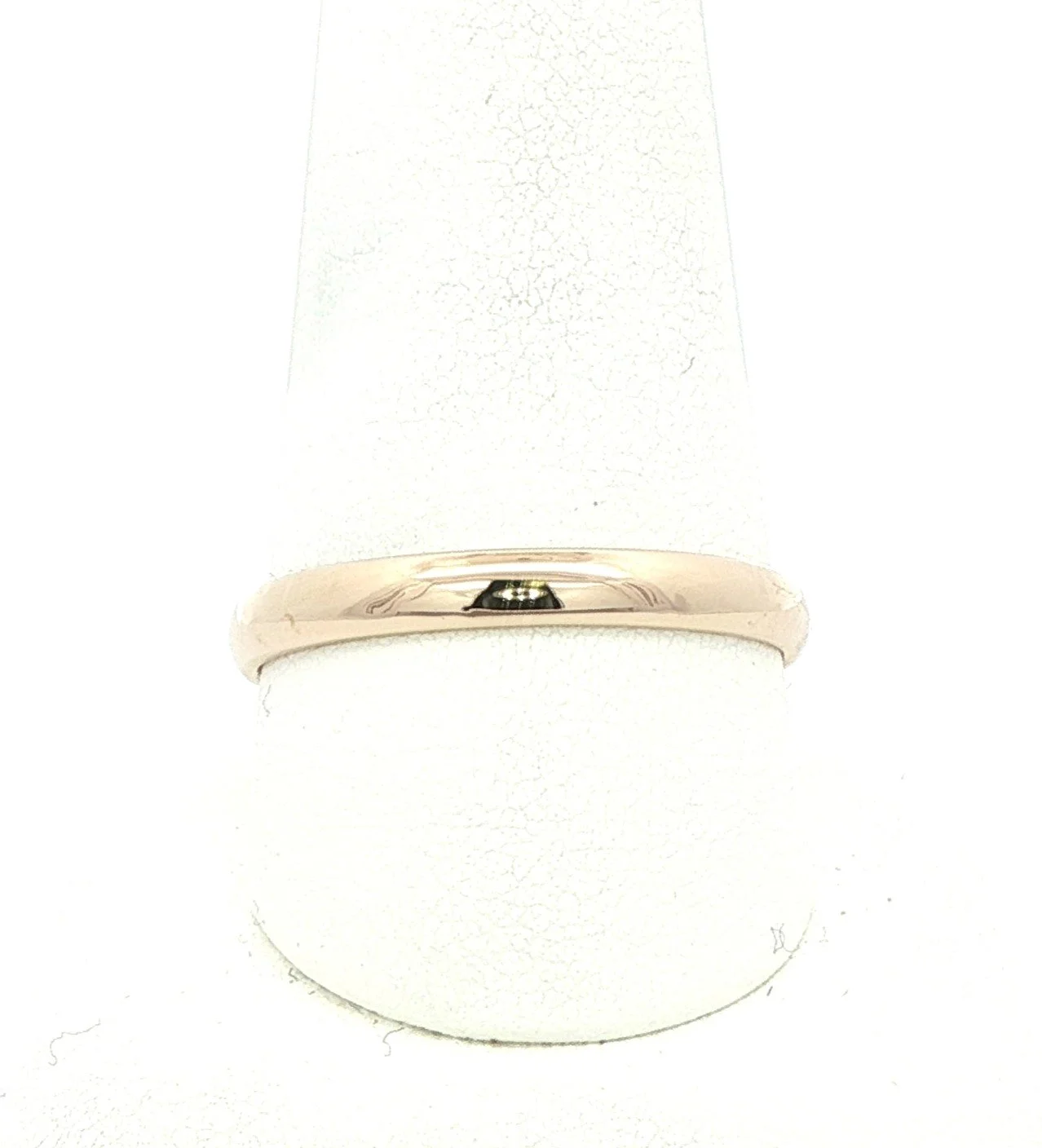 14k Yellow Gold Half Round Band