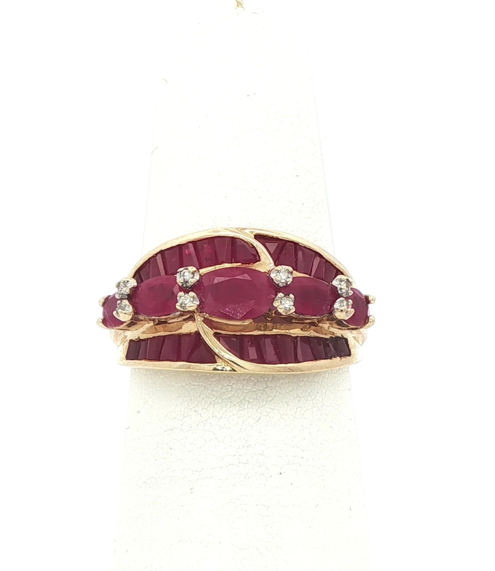14k Ruby & Diamond Ring