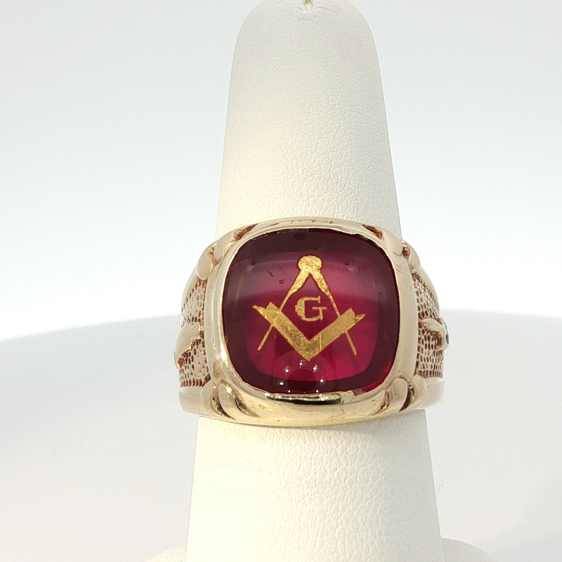 10k Yellow Gold Masonic Ring