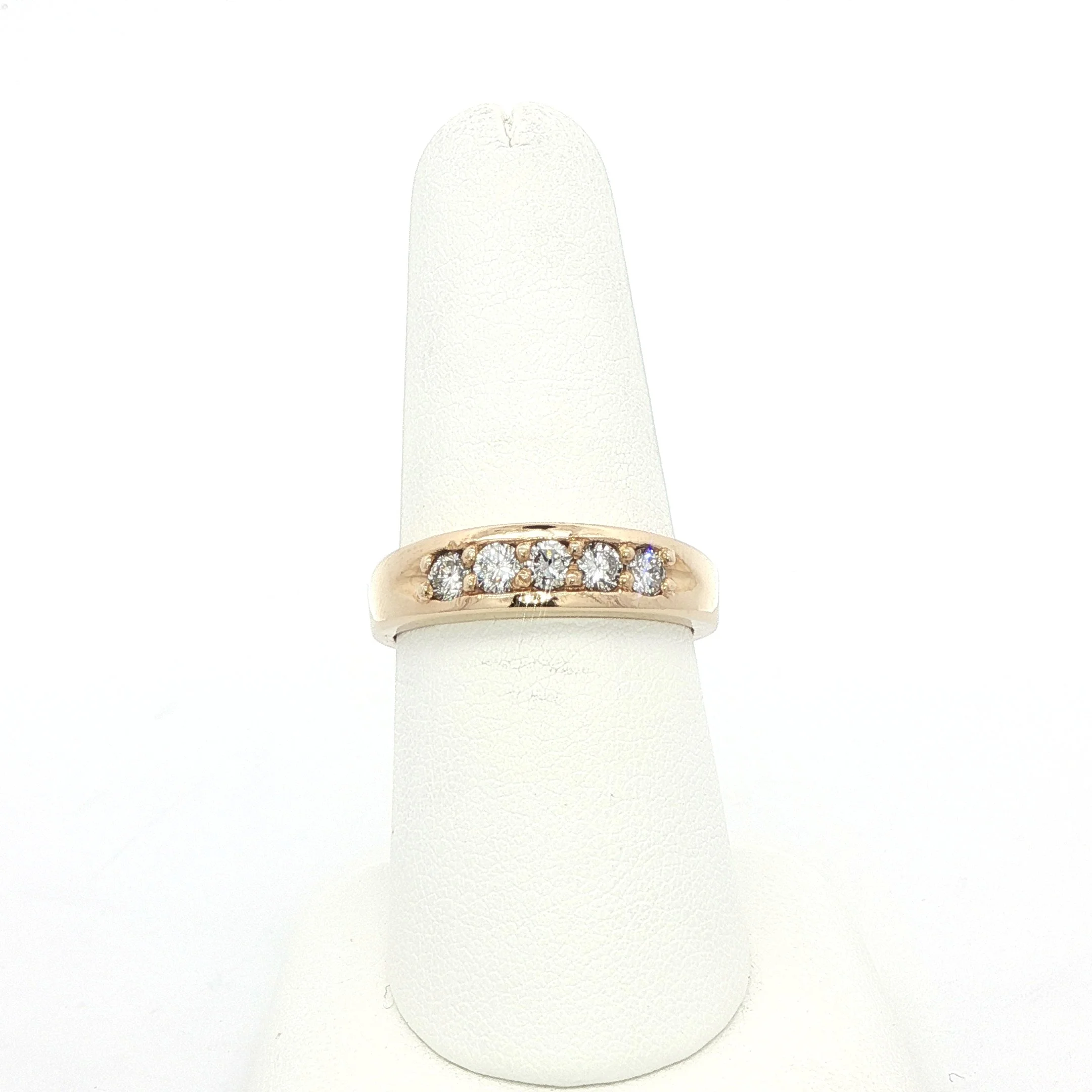 10k 5 Stone 1/2cttw Diamond Band