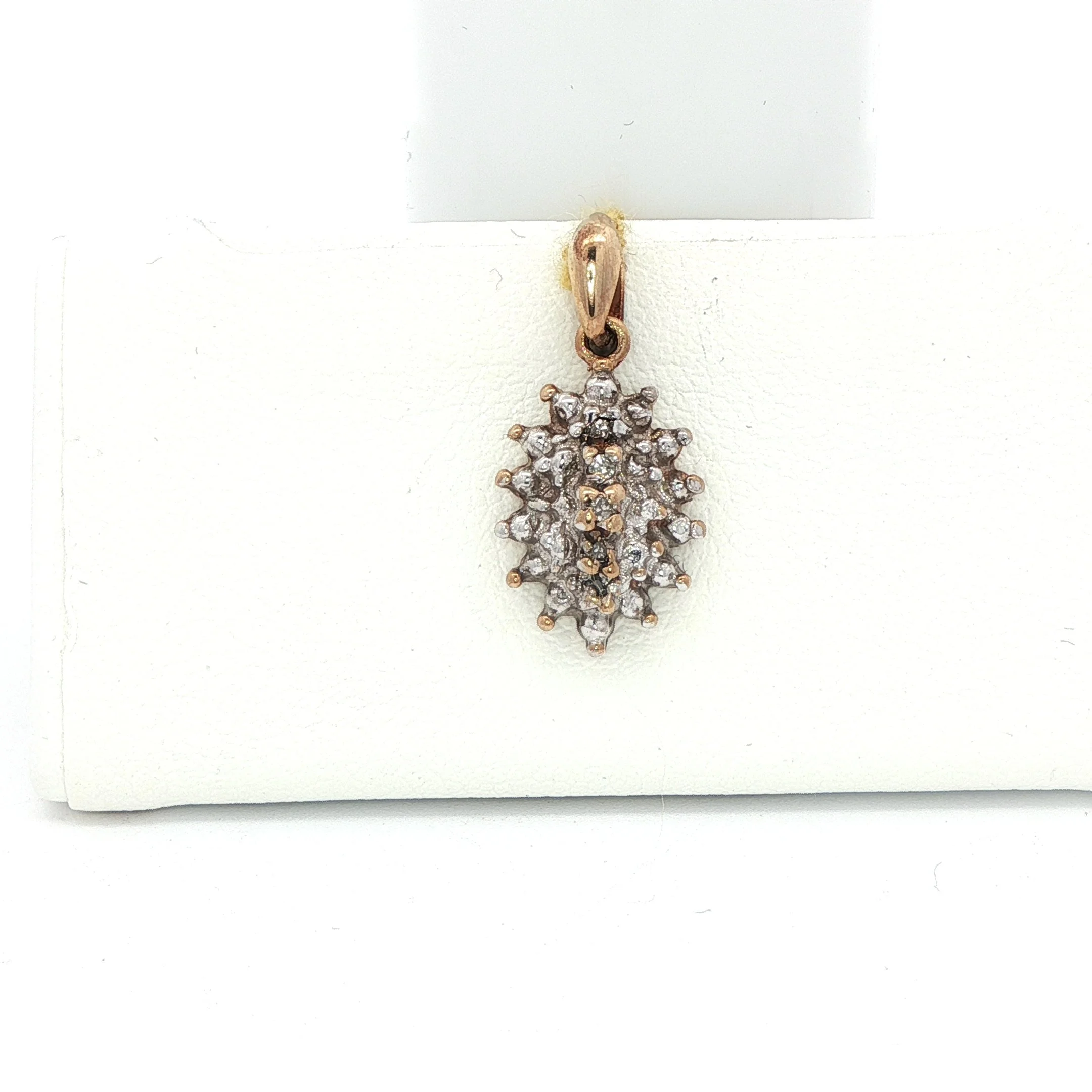 10k Yellow Gold Diamond Custom Pendant