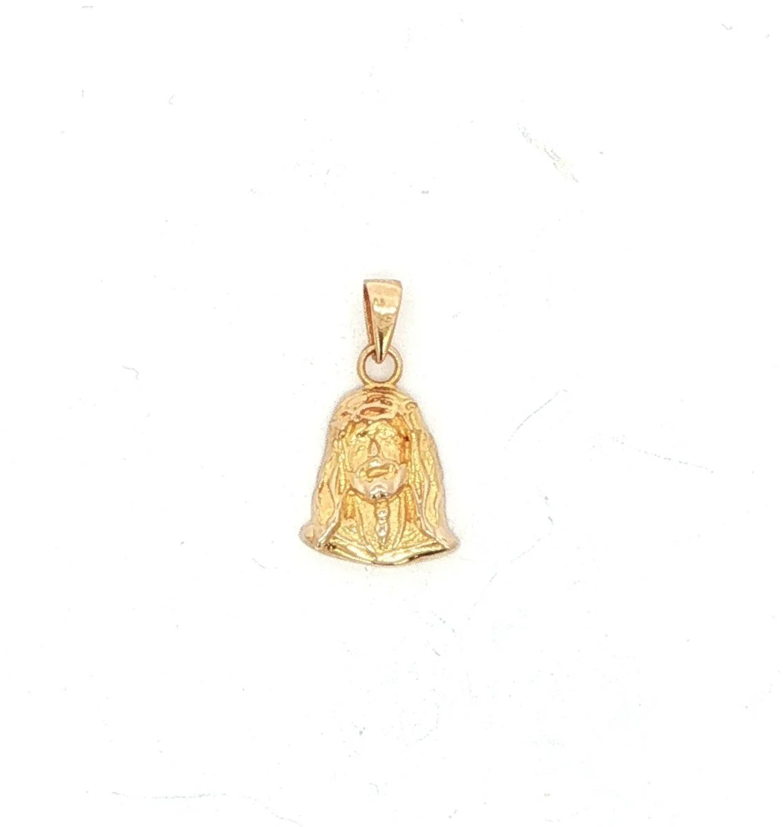 21k Yellow Gold Jesus Pendant