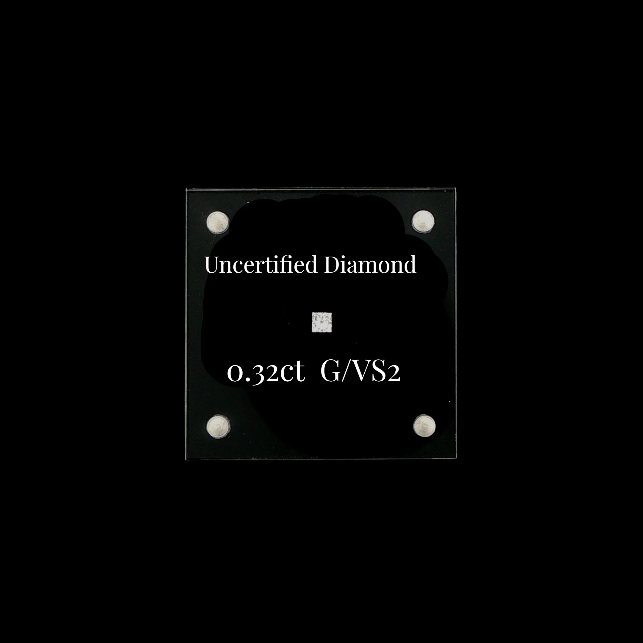 0.32ct Uncertified Princess Cut Diamond