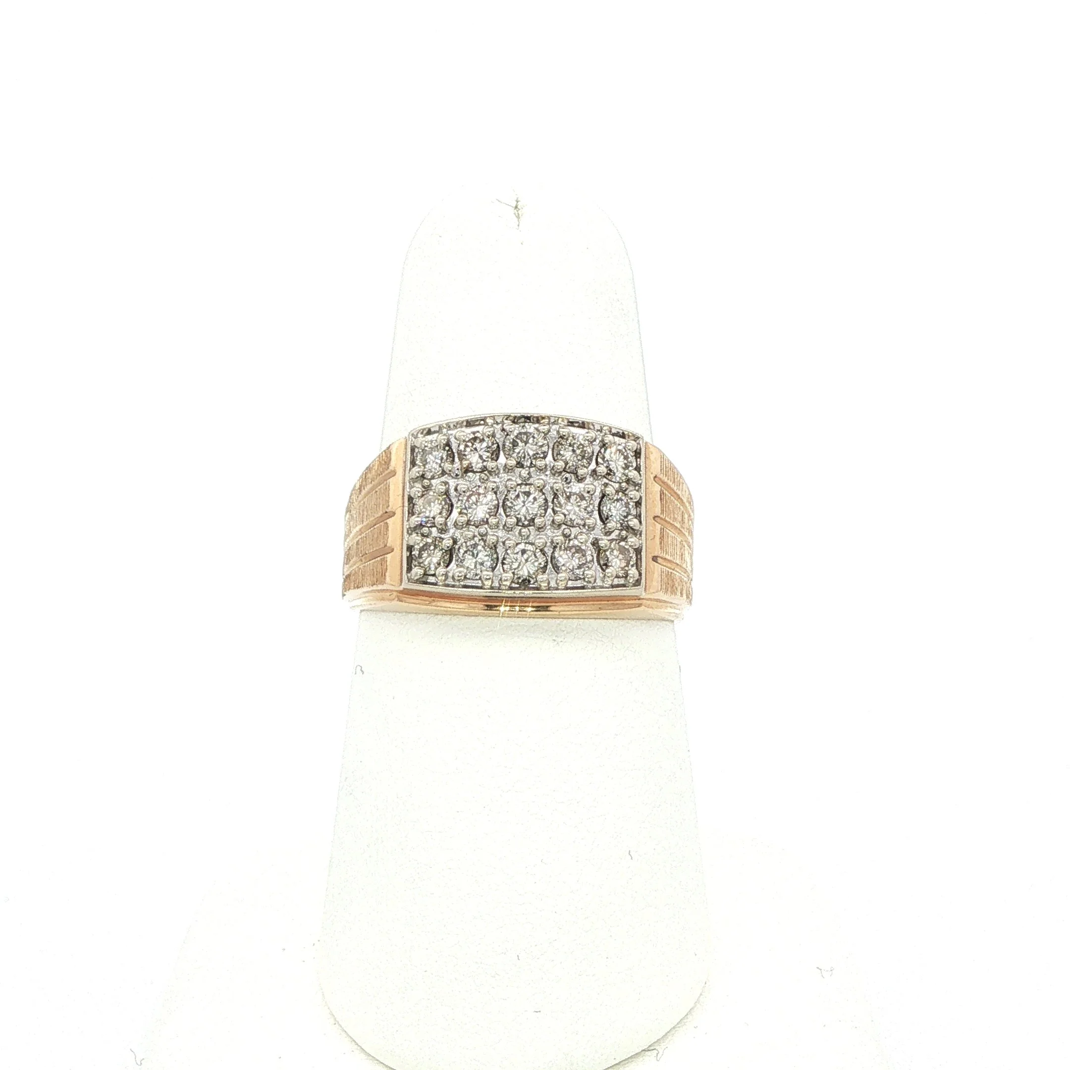 Pave Diamond Statement Band