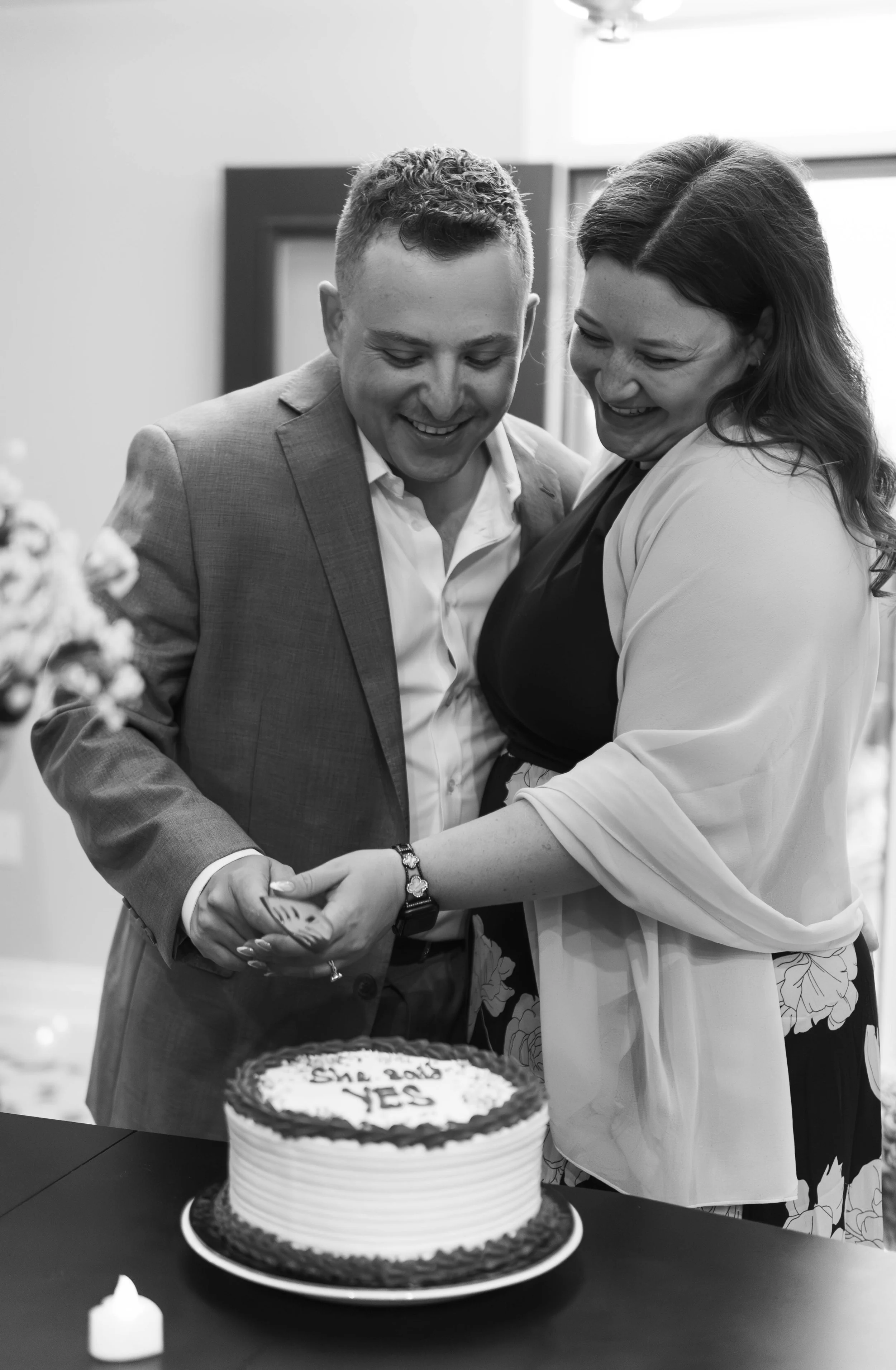 cutting cake BW.jpg