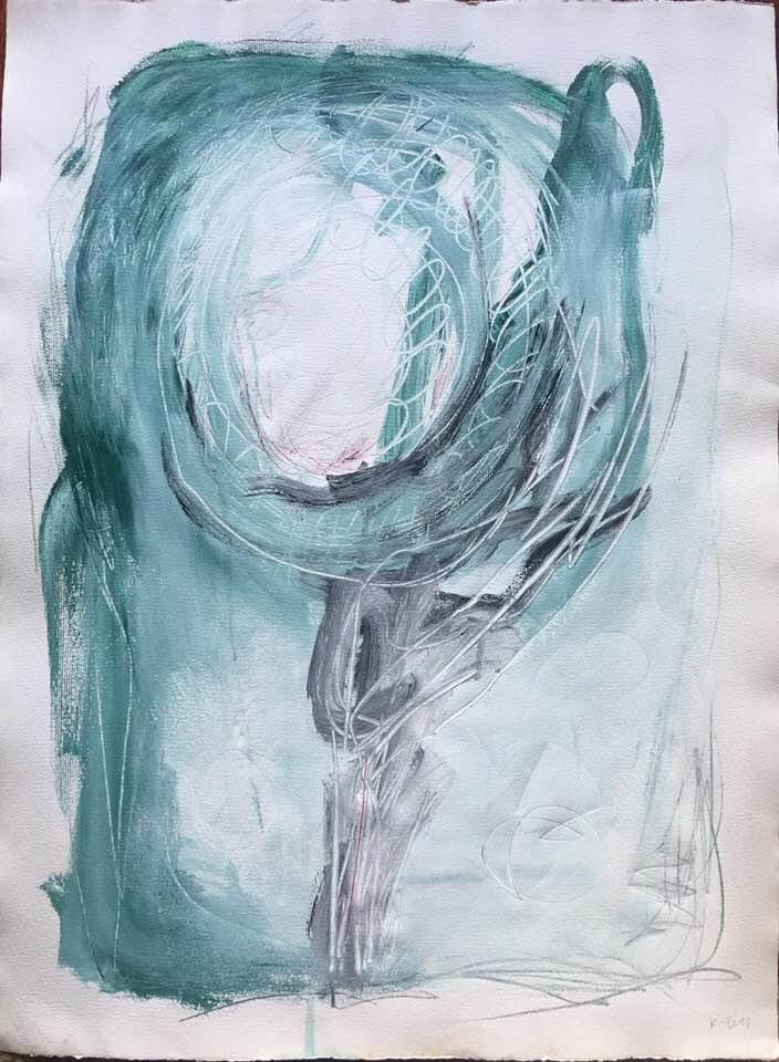 Green Death / By Cy By (XI)", for Cy Twombly (2011)
