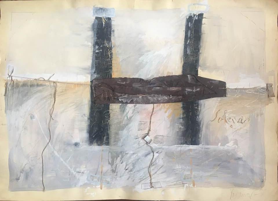 "Nothing left", for Jasper Johns (1977)