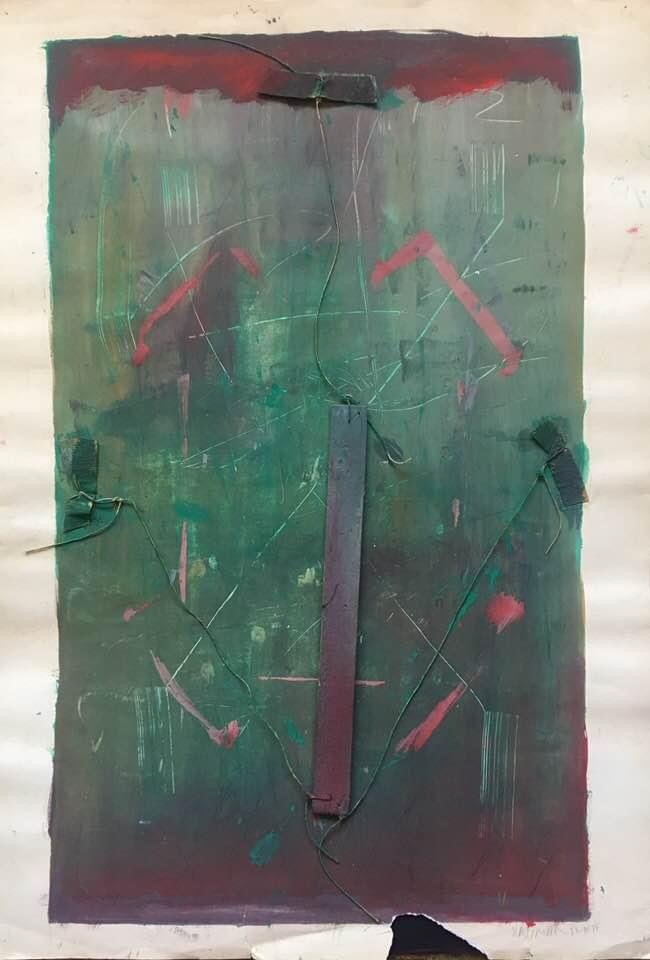 "Lettres de loin / Capvestre", for Robert Rauschenberg (1977)