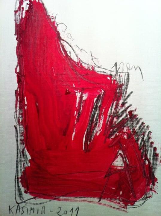 "Civil war / Fire (VI)", for George Orwell (2011)