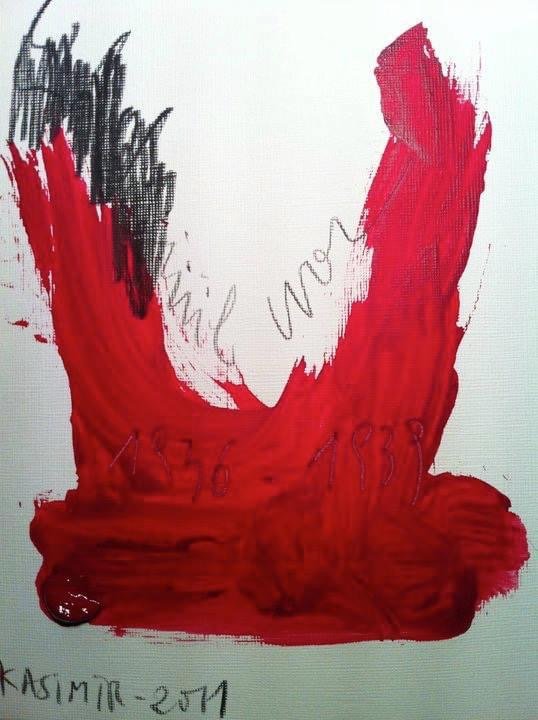 "Civil War/Open arms", for Frank Cappa (XI)" (2011)