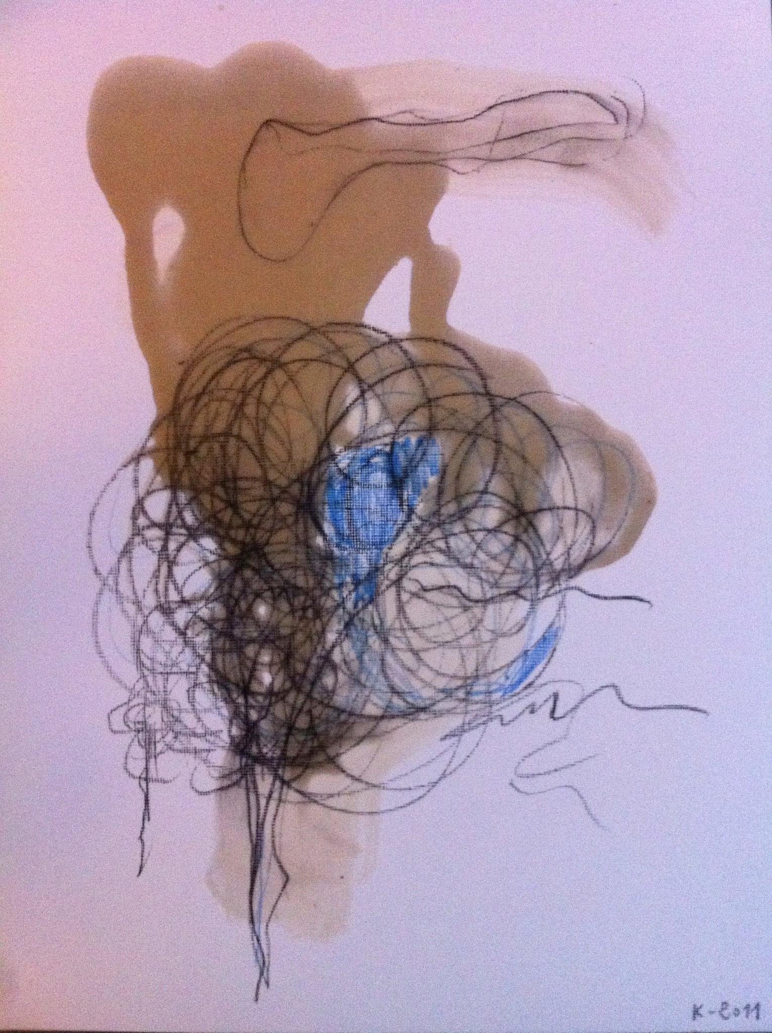 "Civil War/Barbed wire - Allons enfants de la patrie, Le jour de gloire est arrivé / Liberté, Égalité, Fraternité (XXII)" (2011)