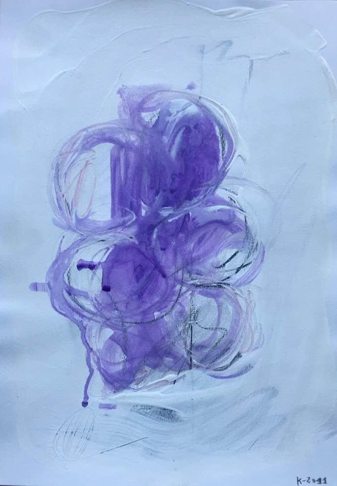 "Violet underground (XXVII)", pour Andy Warhol (2011)