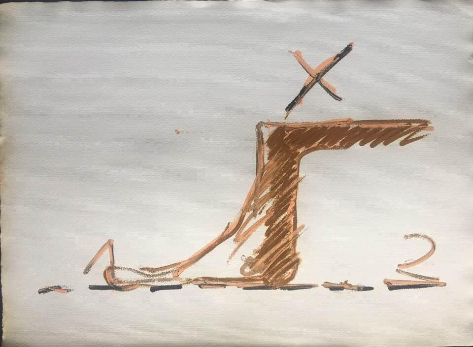 "Le pied est la mesure de toute chose", pour Protagoras (1989)