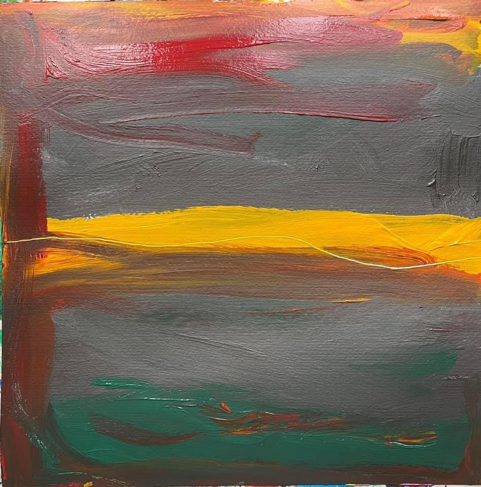 “Pinto o que não vejo (II)” (Private collection - Lisboa) )2023)
