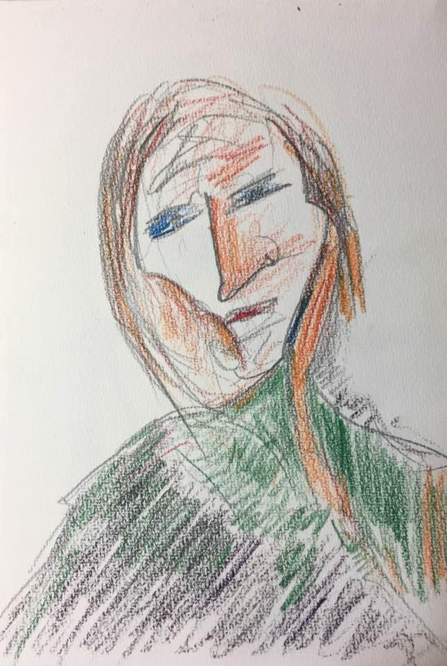 "Visages égarés / Regard oblique" (2016)