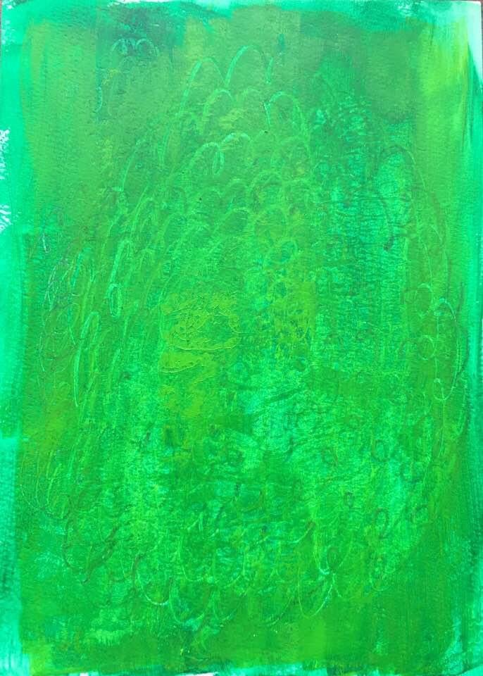 "Tattoos under blue skin / The lost memory (VI)" (2011)