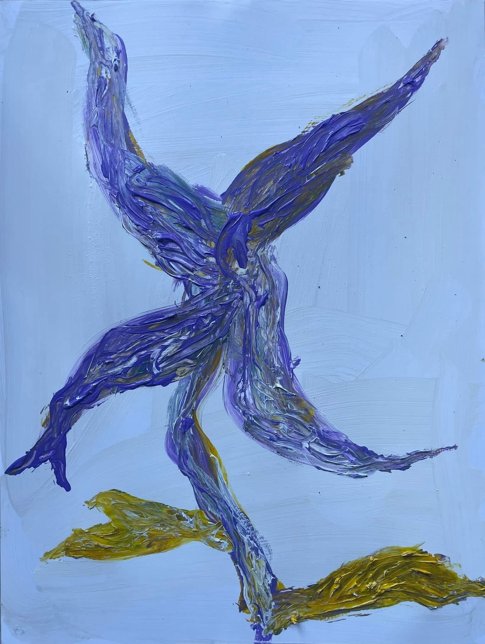 “New flower for new times”, for Alberto Giacometti and Jean-Paul Sartre (2024)