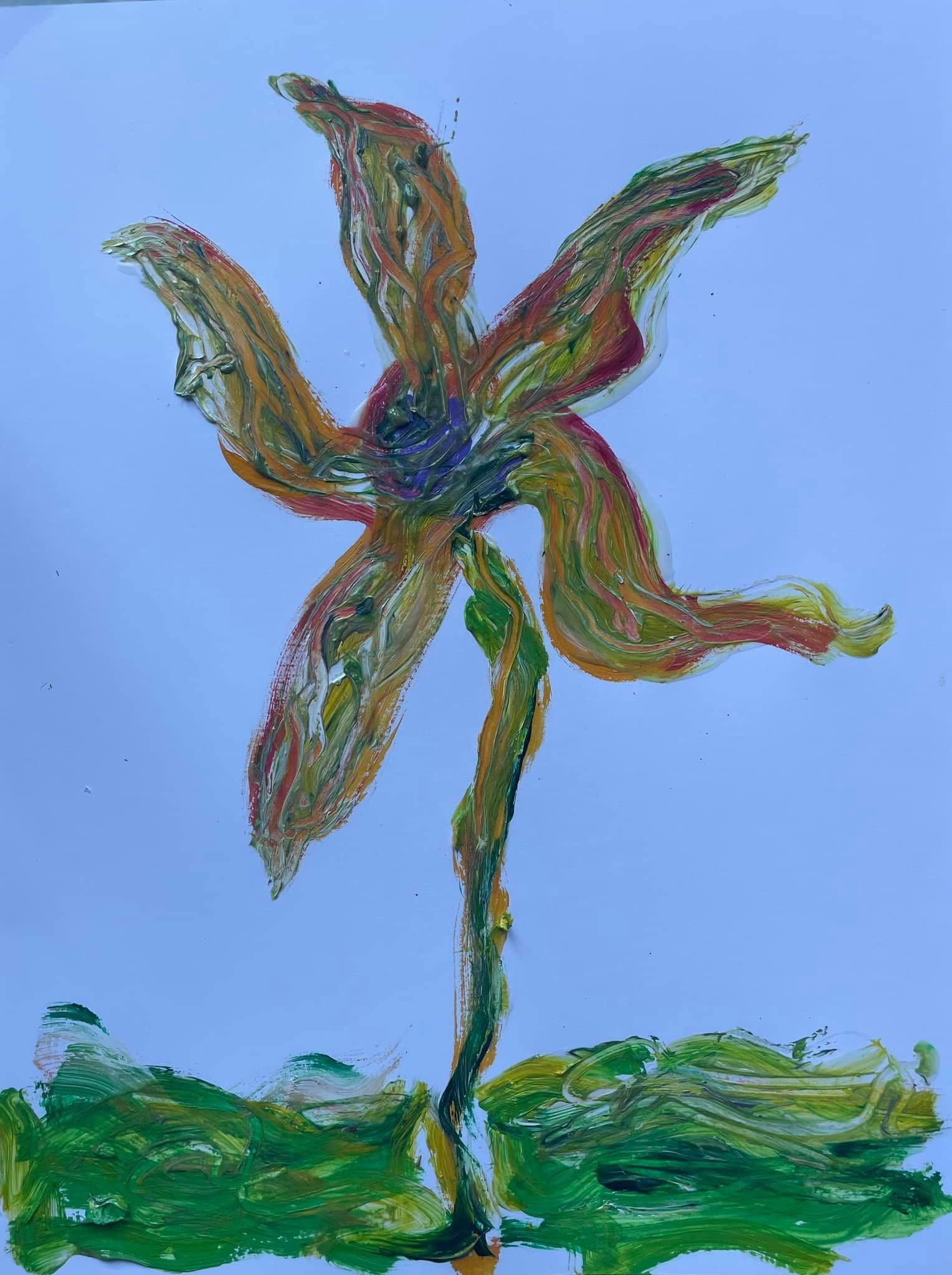 “New flower for new times”, for Alberto Giacometti and Jean-Paul Sartre (2024)