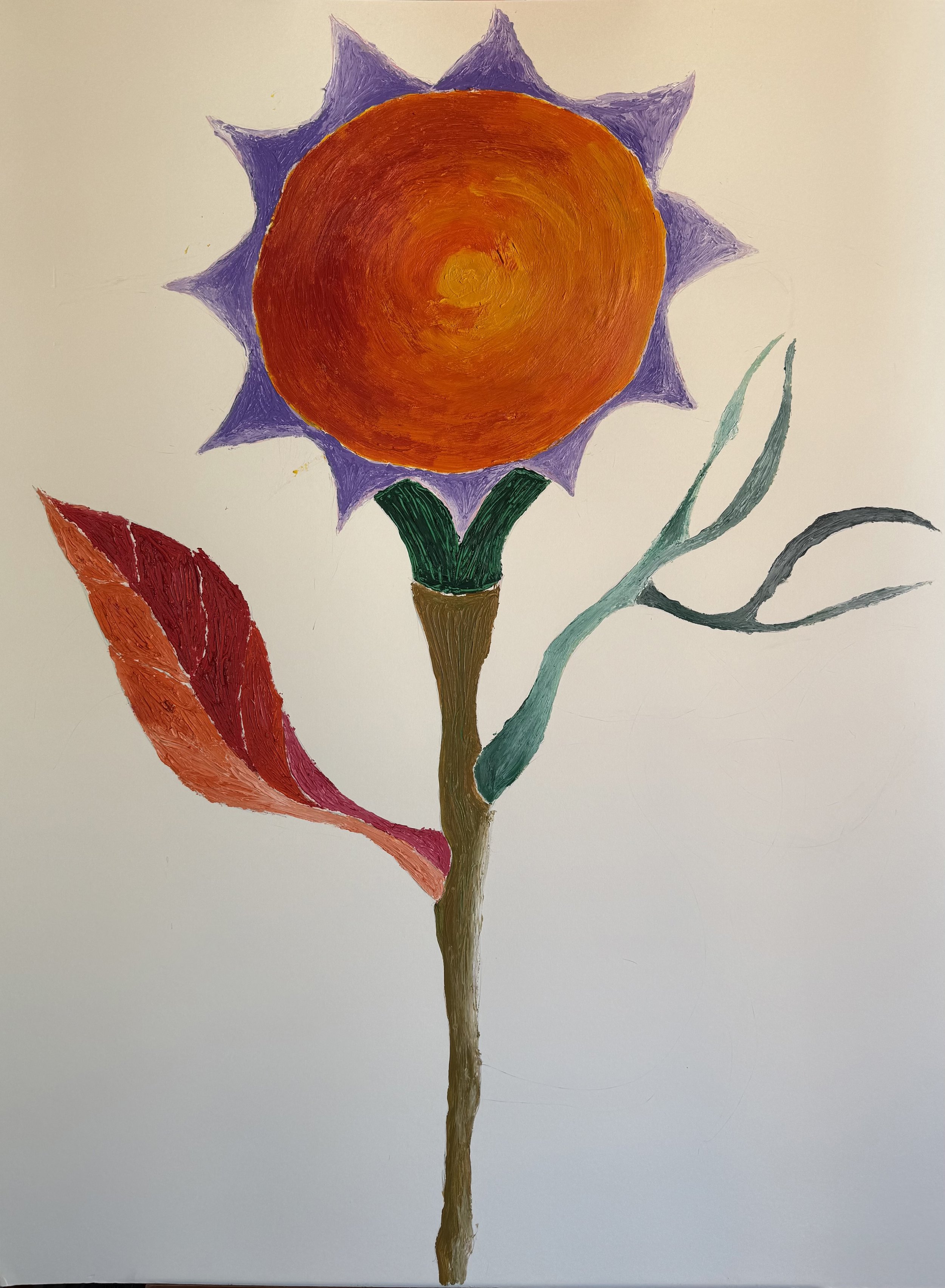 “New flower for new times / Rosa rubiginosa” (2025)