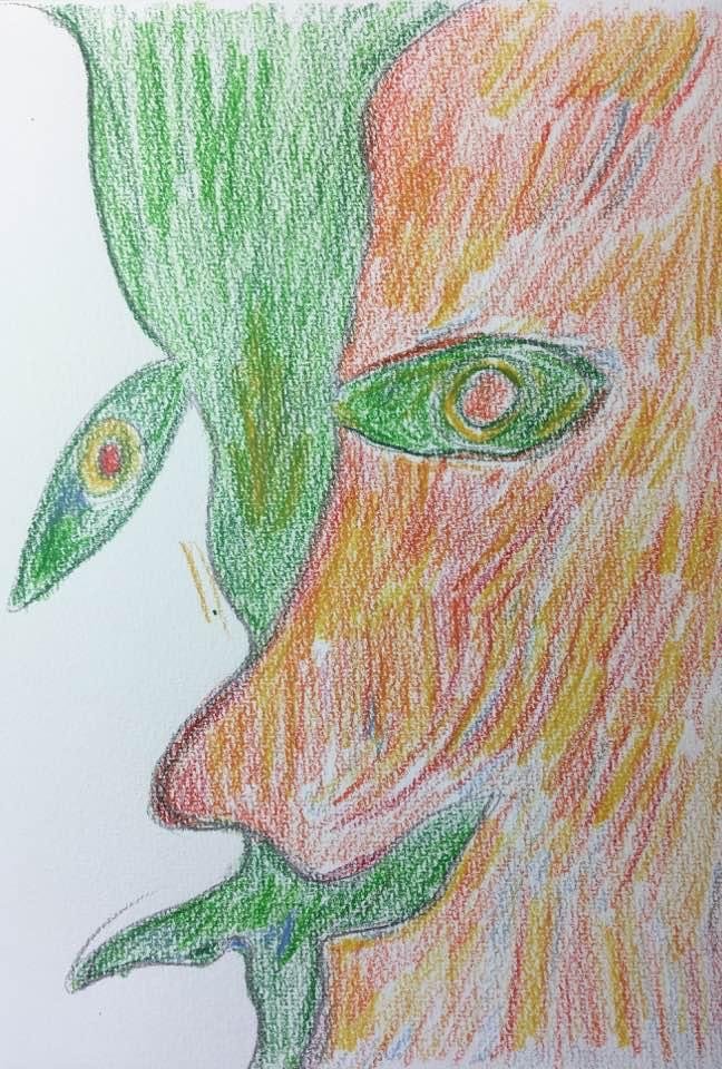 "Visages égarés / Le miroir" (2016)