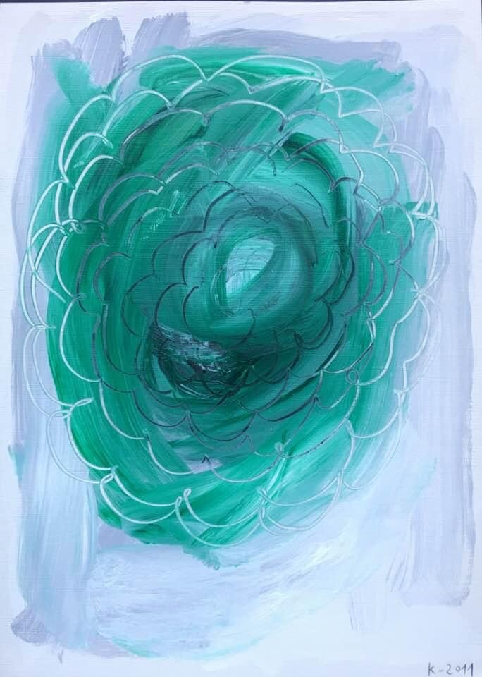 "Green Death / By Cy By", per a Cy Twombly (2011)