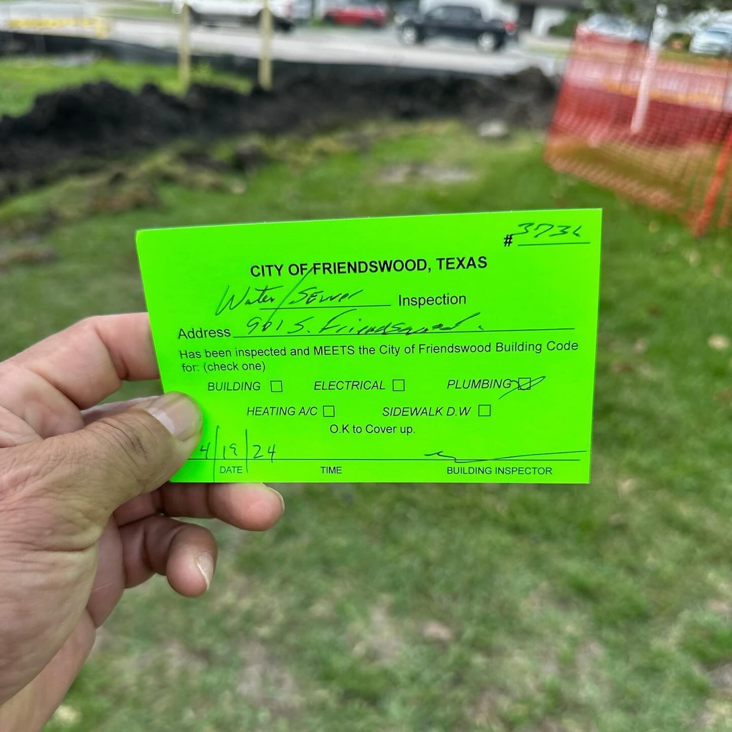 I love green stickers 💚

Water and sewer connections ✅

#friendswood #friendswoodmomsanddads #friendswoodtx #friendswoodscoopshop