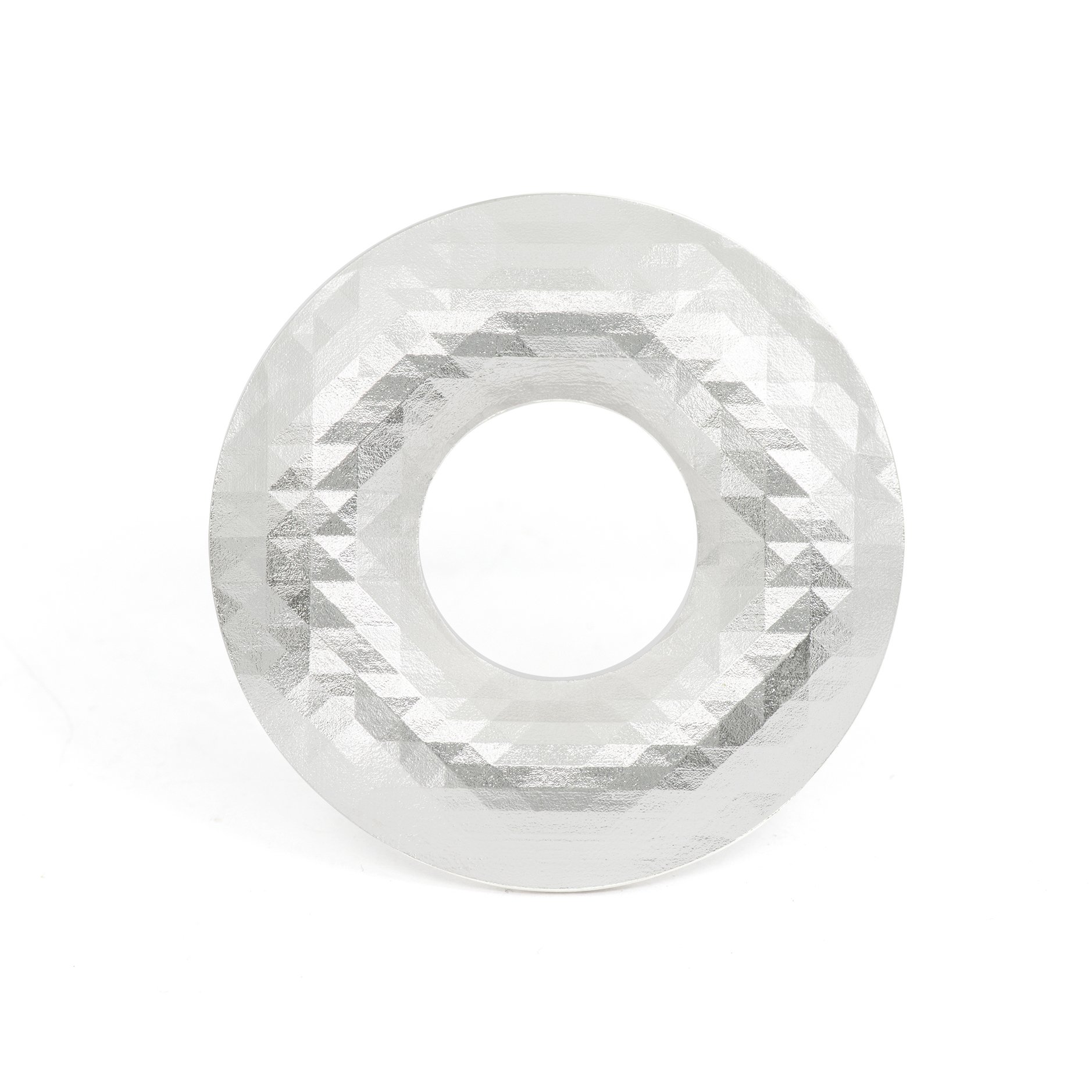 Faceted Torus Brooch