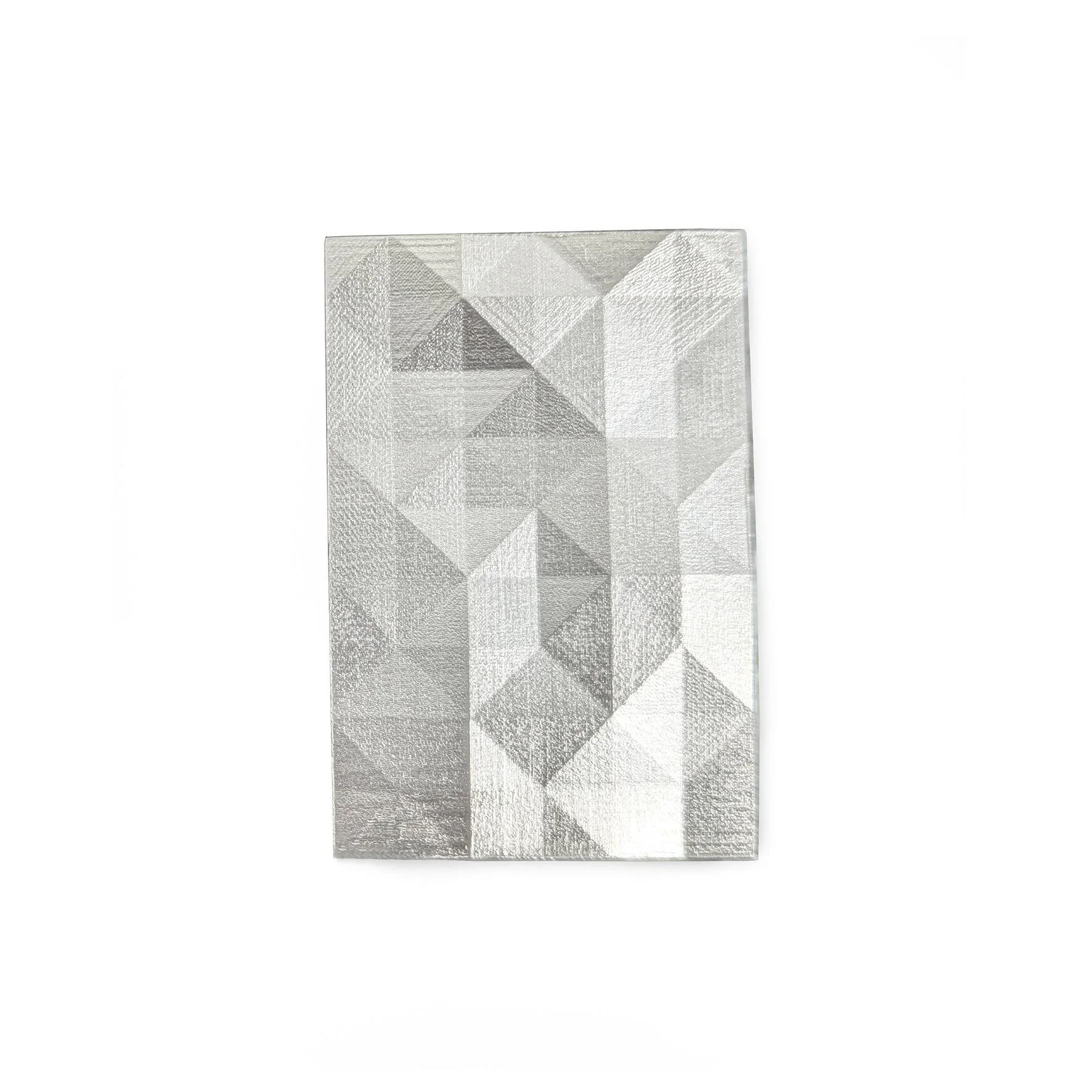 Rectangular Faceted Brooch