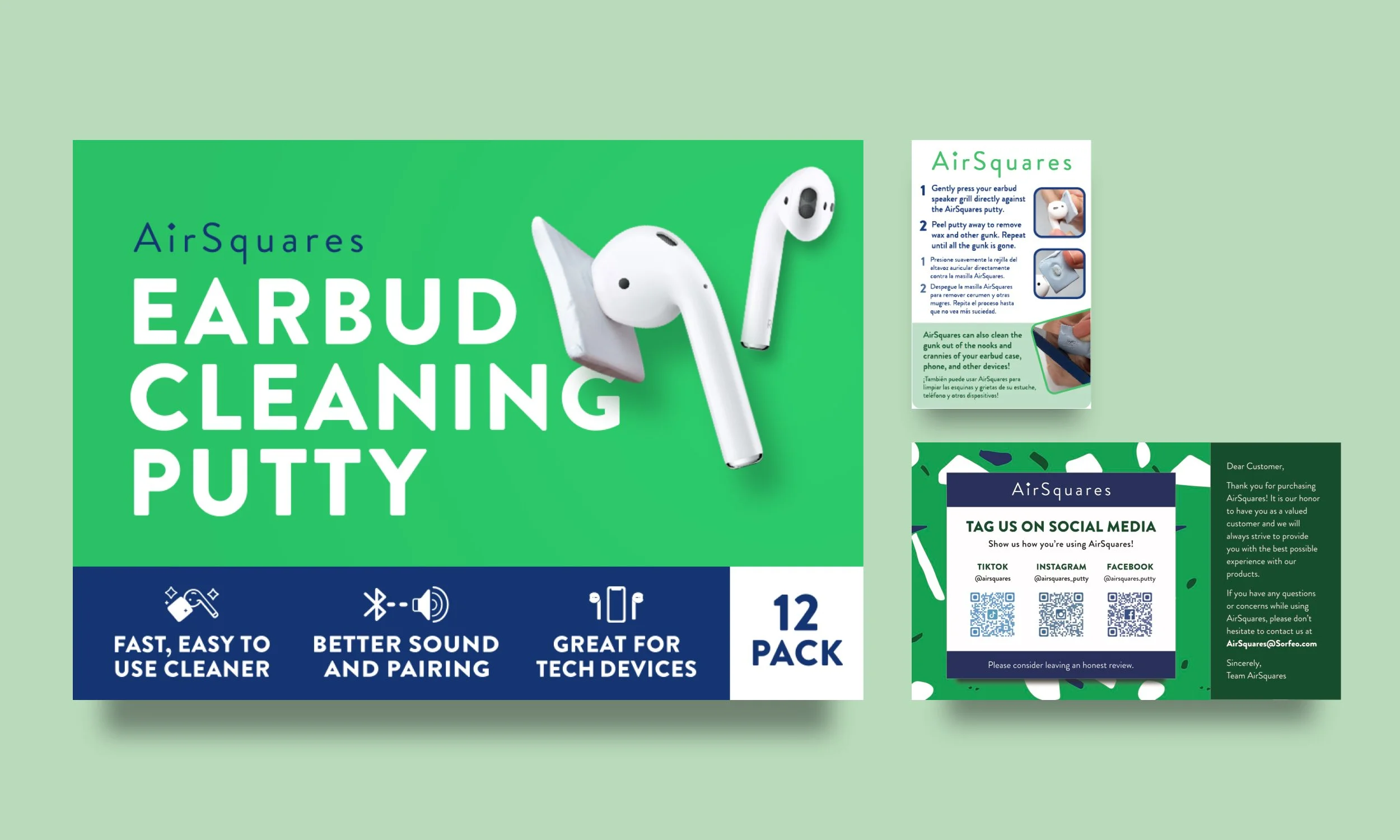 Final Rebranded AirSquares packaging